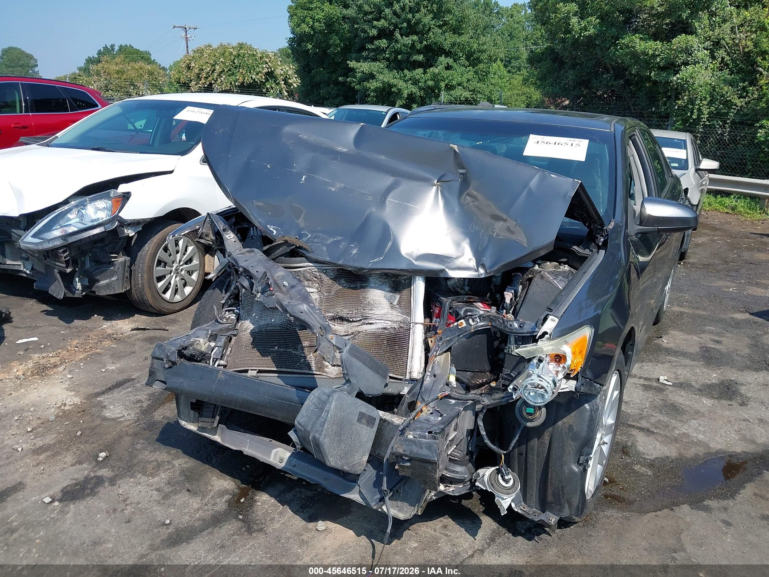 2013 Toyota Camry Xle Black vin: 4T1BF1FK2DU273005