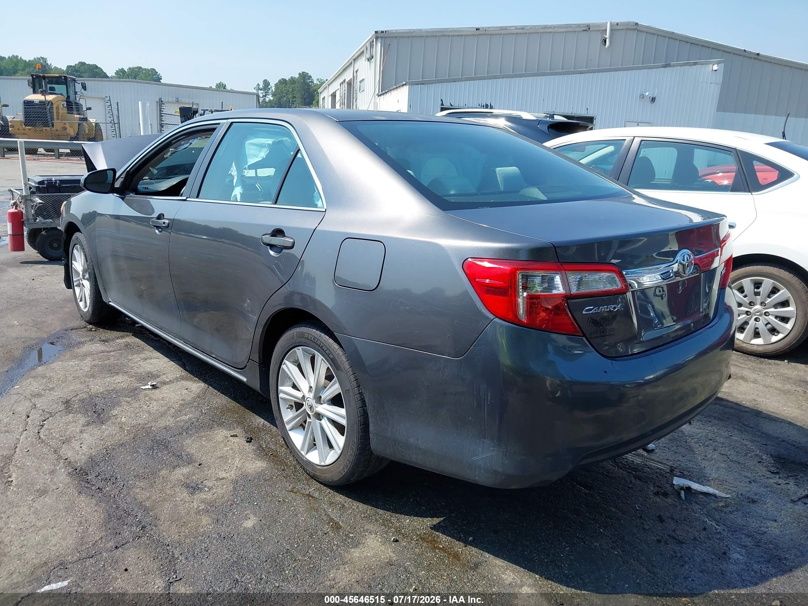 2013 Toyota Camry Xle Black vin: 4T1BF1FK2DU273005