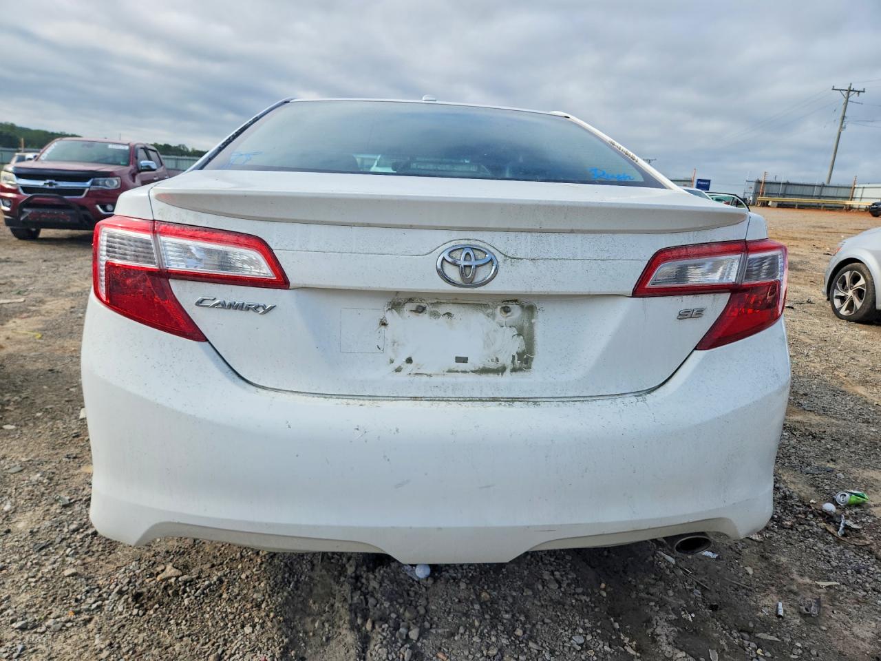 2013 Toyota Camry Se White vin: 4T1BF1FK2DU280231