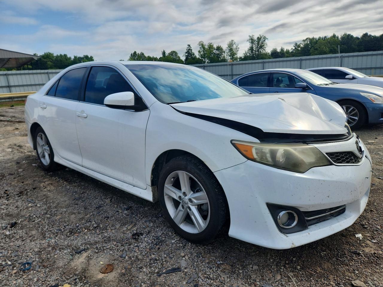 2013 Toyota Camry Se White vin: 4T1BF1FK2DU280231