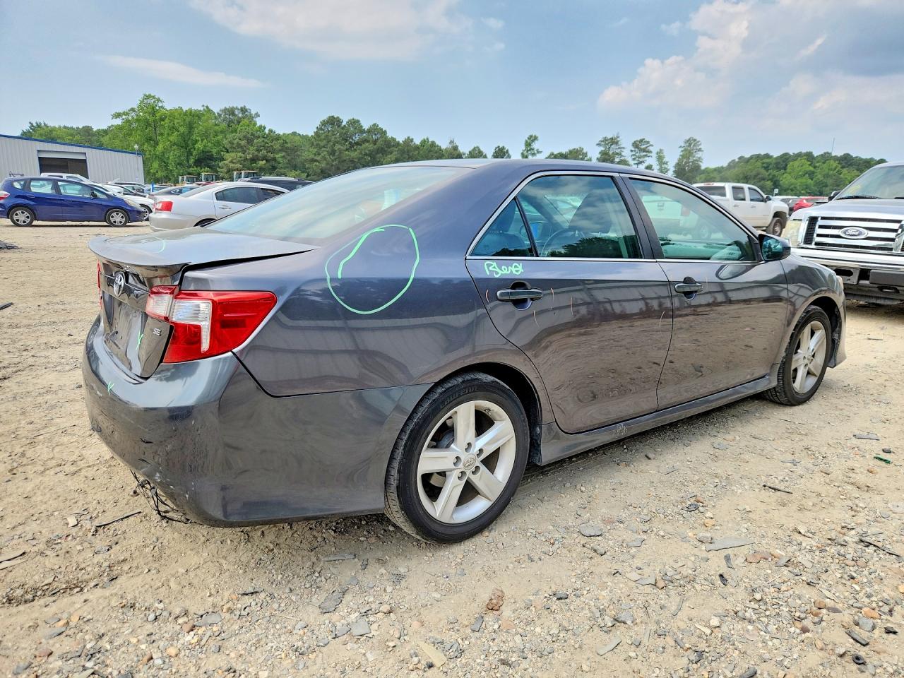 2013 Toyota Camry Se Gray vin: 4T1BF1FK2DU282495