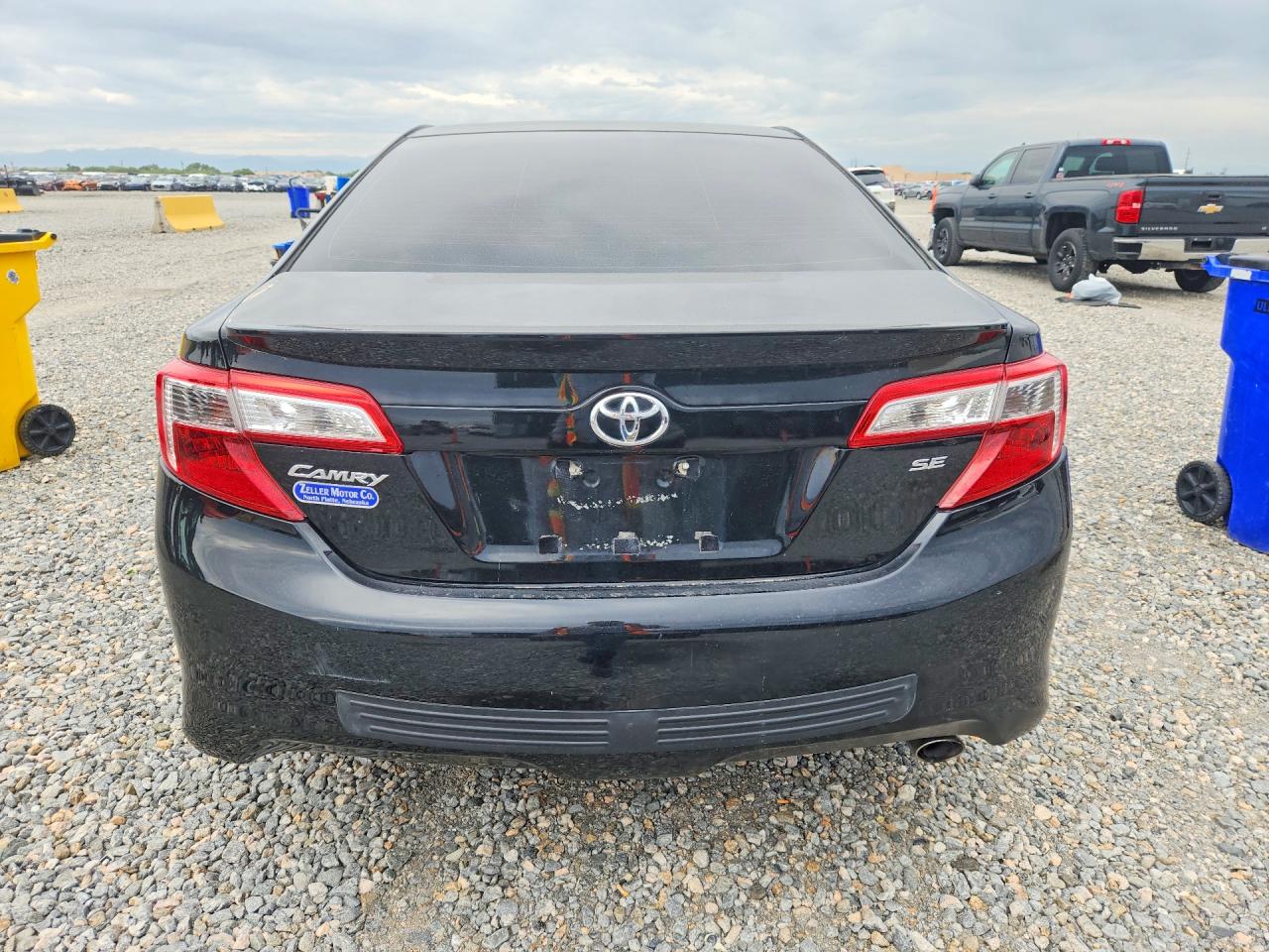 2013 Toyota Camry Se Black vin: 4T1BF1FK2DU286742