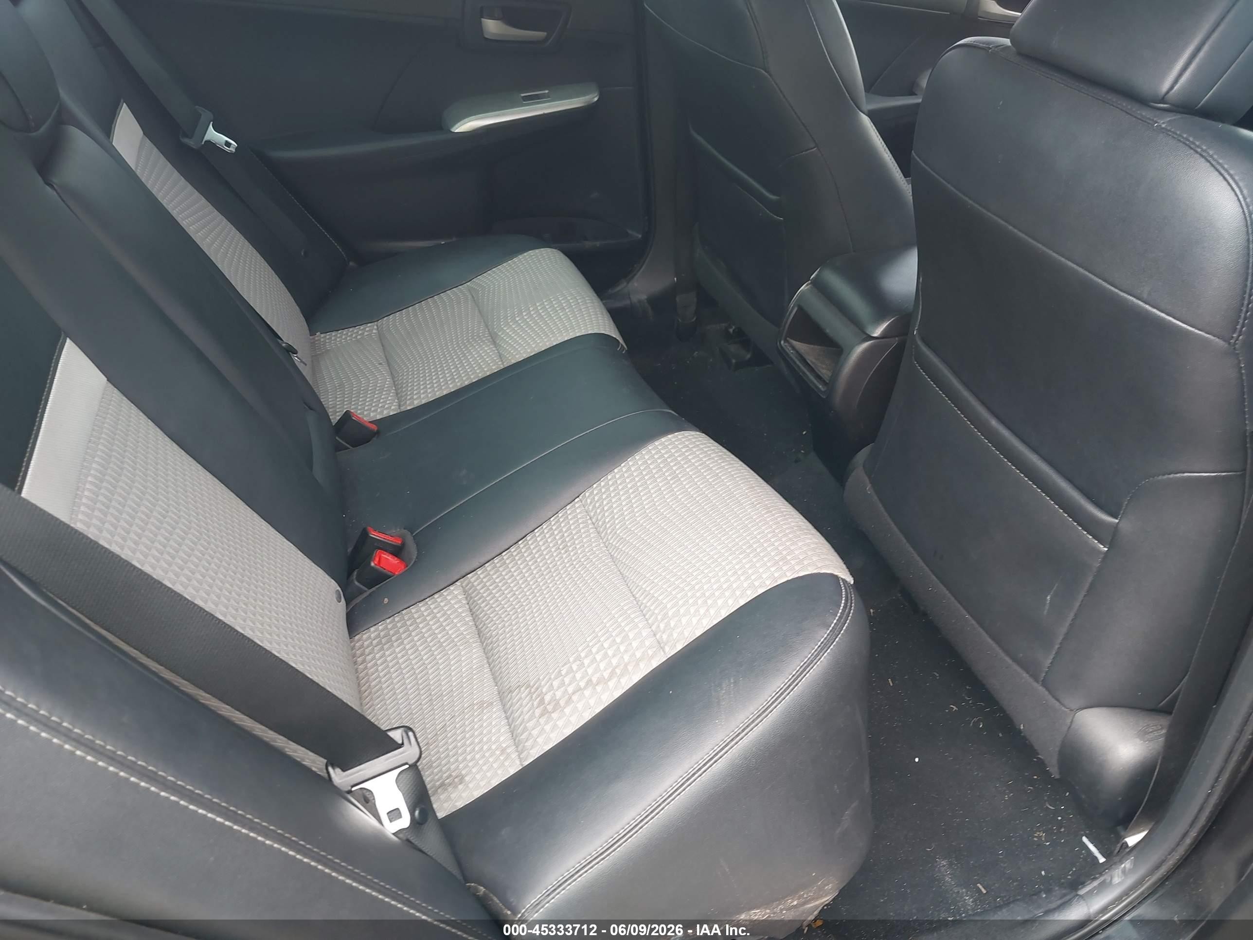 2013 Toyota Camry Se Black vin: 4T1BF1FK2DU294646