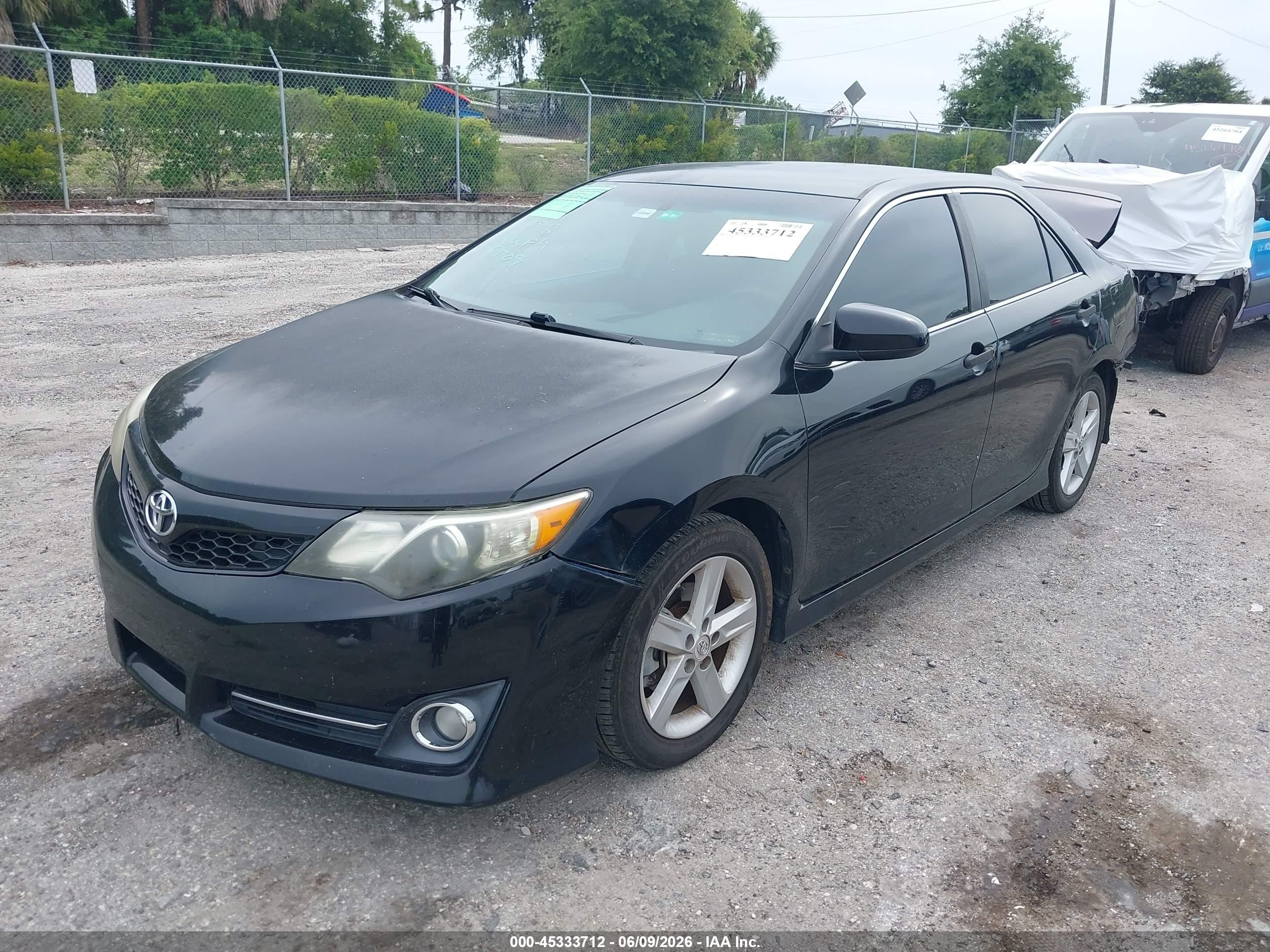 2013 Toyota Camry Se Black vin: 4T1BF1FK2DU294646