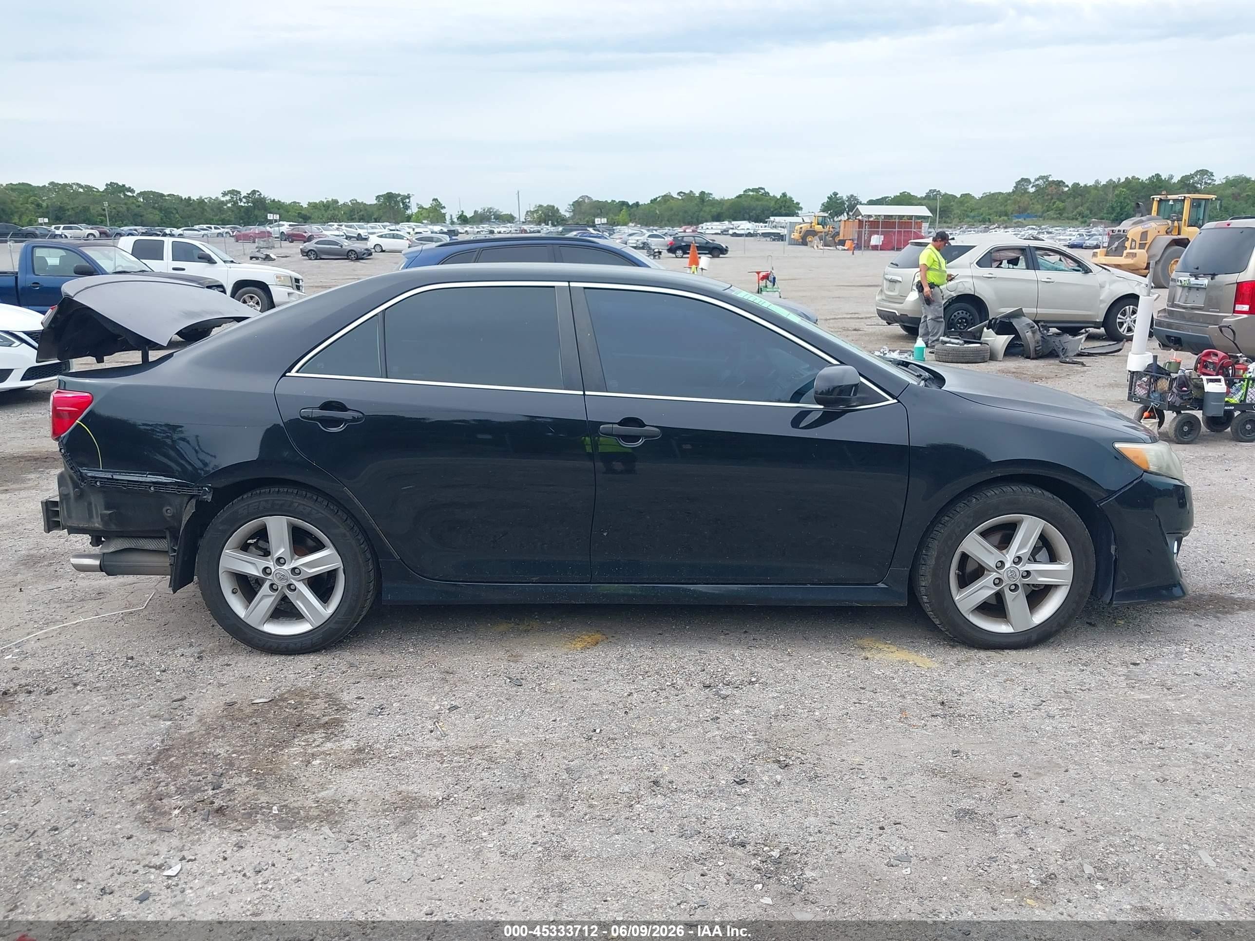 2013 Toyota Camry Se Black vin: 4T1BF1FK2DU294646