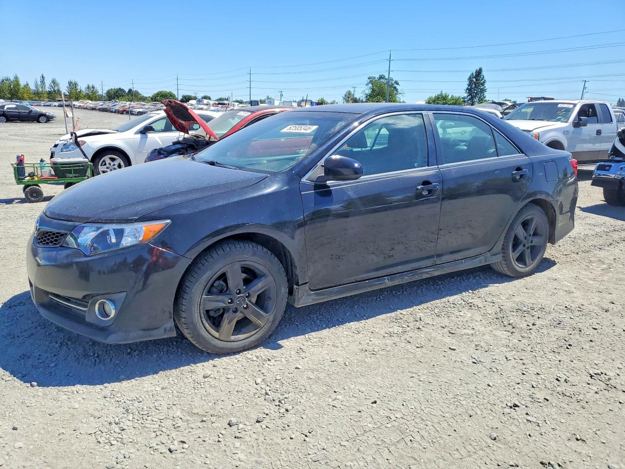 2013 Toyota Camry Se Black vin: 4T1BF1FK2DU295554