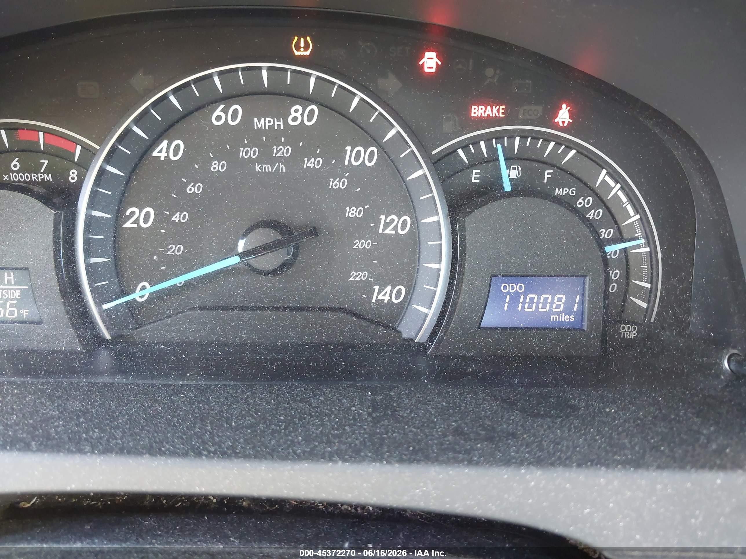 2013 Toyota Camry Le Gray vin: 4T1BF1FK2DU297708
