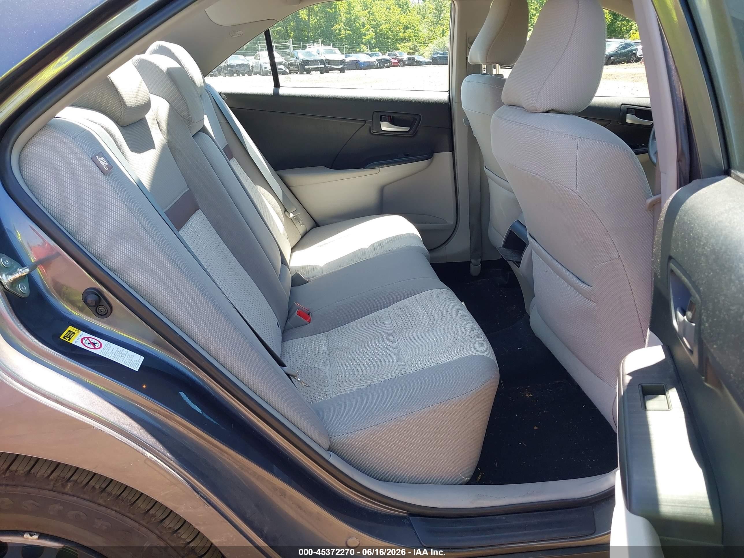 2013 Toyota Camry Le Gray vin: 4T1BF1FK2DU297708