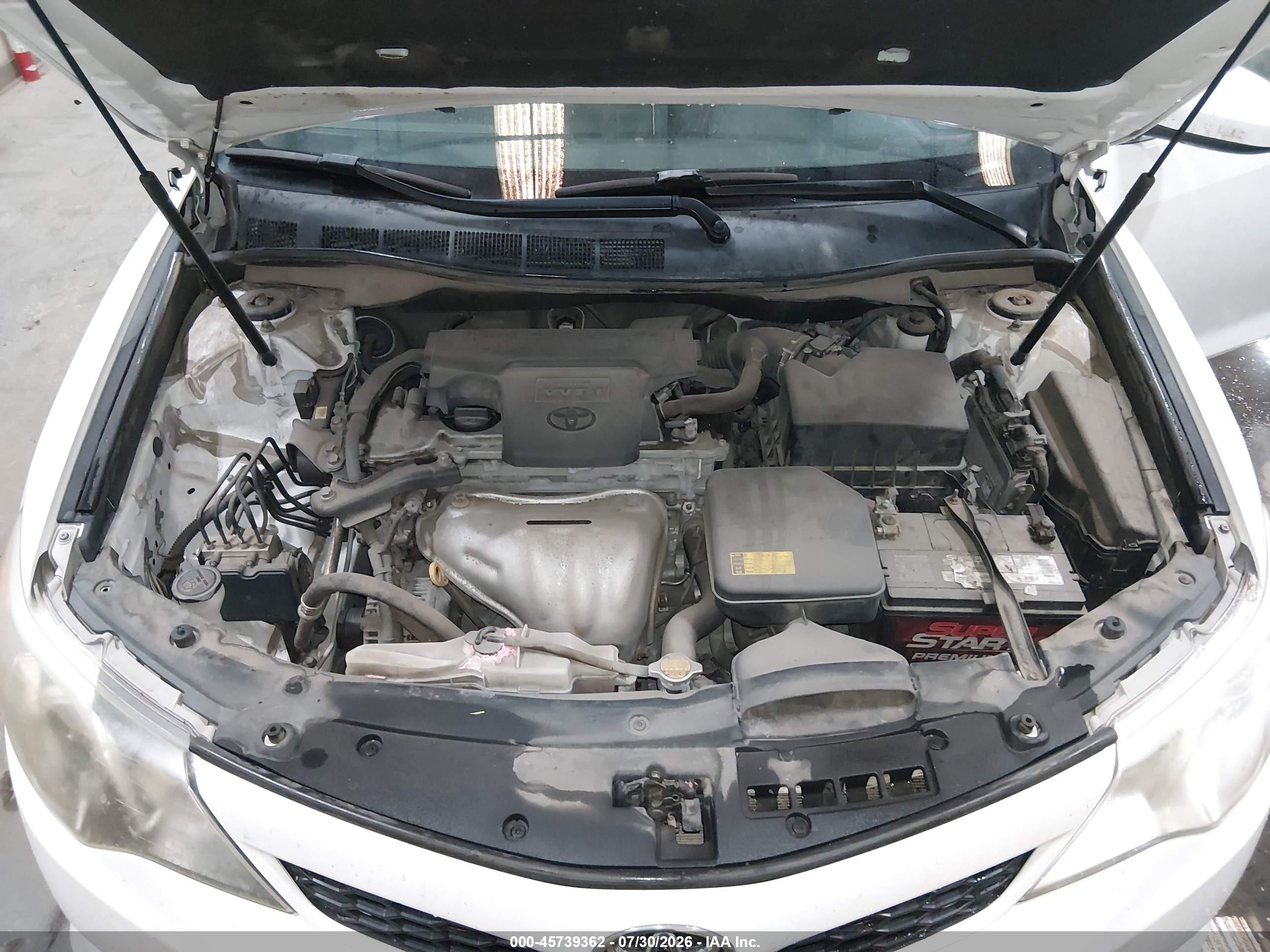 2013 Toyota Camry Se White vin: 4T1BF1FK2DU638492