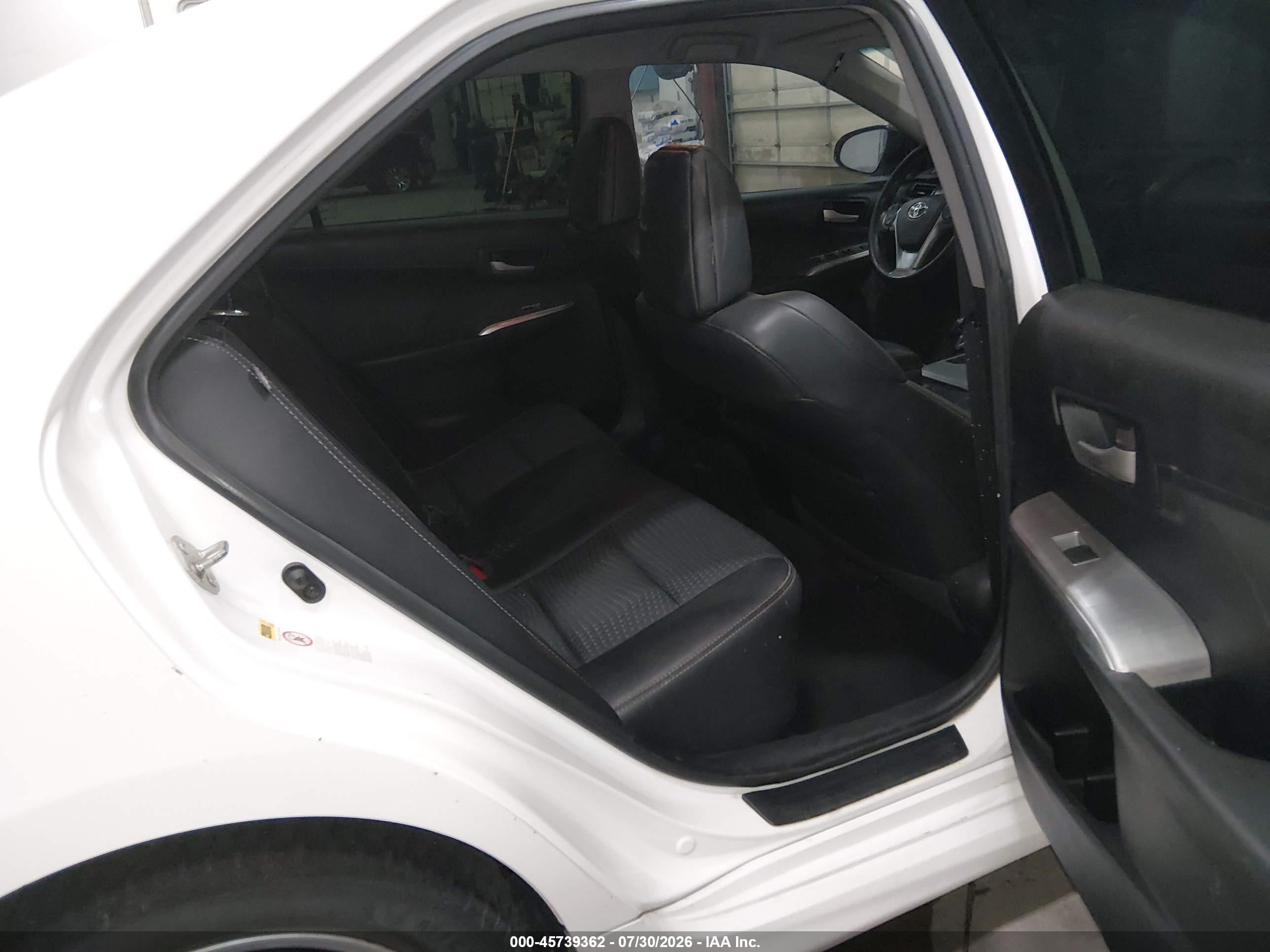 2013 Toyota Camry Se White vin: 4T1BF1FK2DU638492