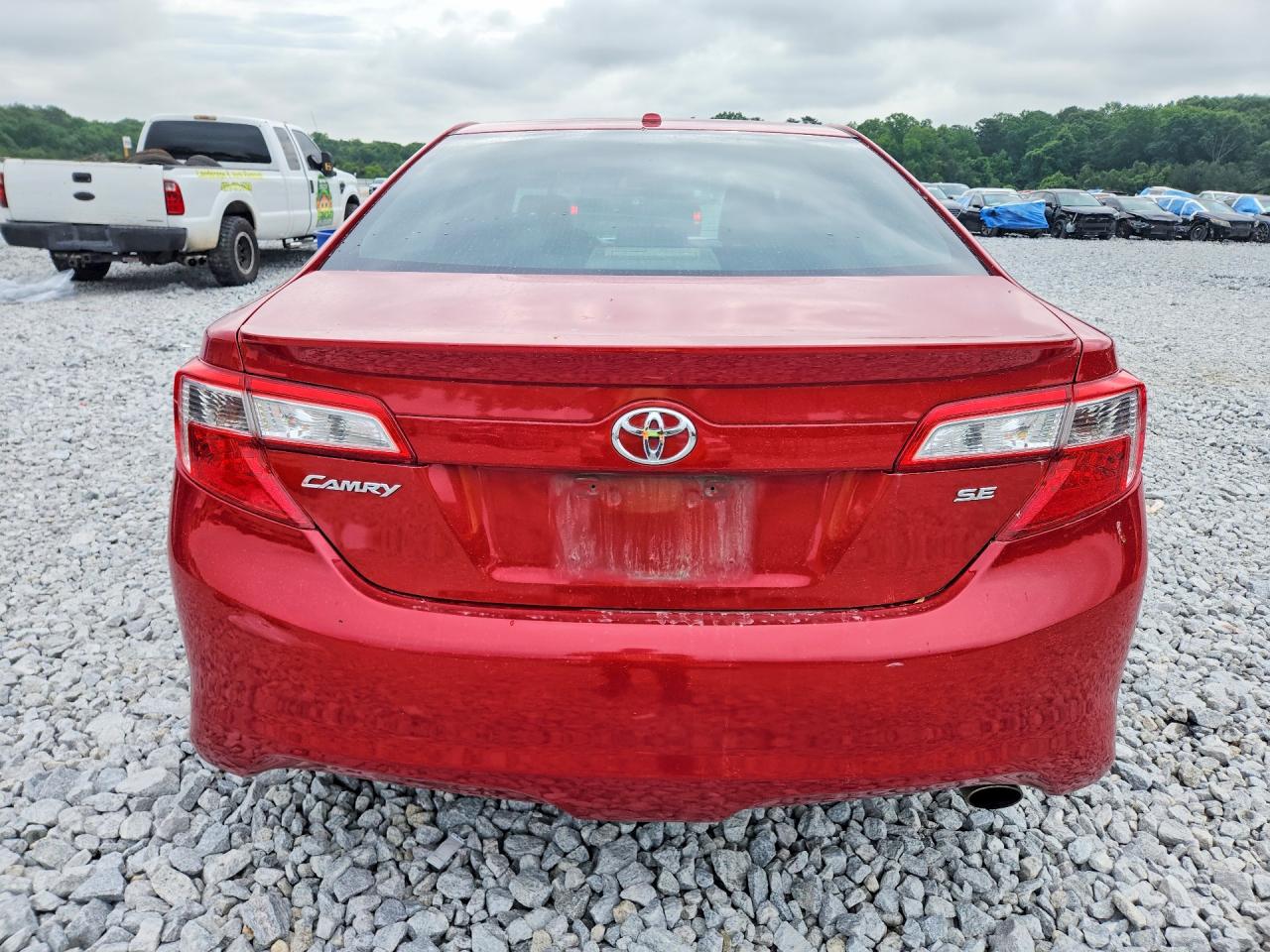 2013 Toyota Camry Se Красный vin: 4T1BF1FK2DU644745