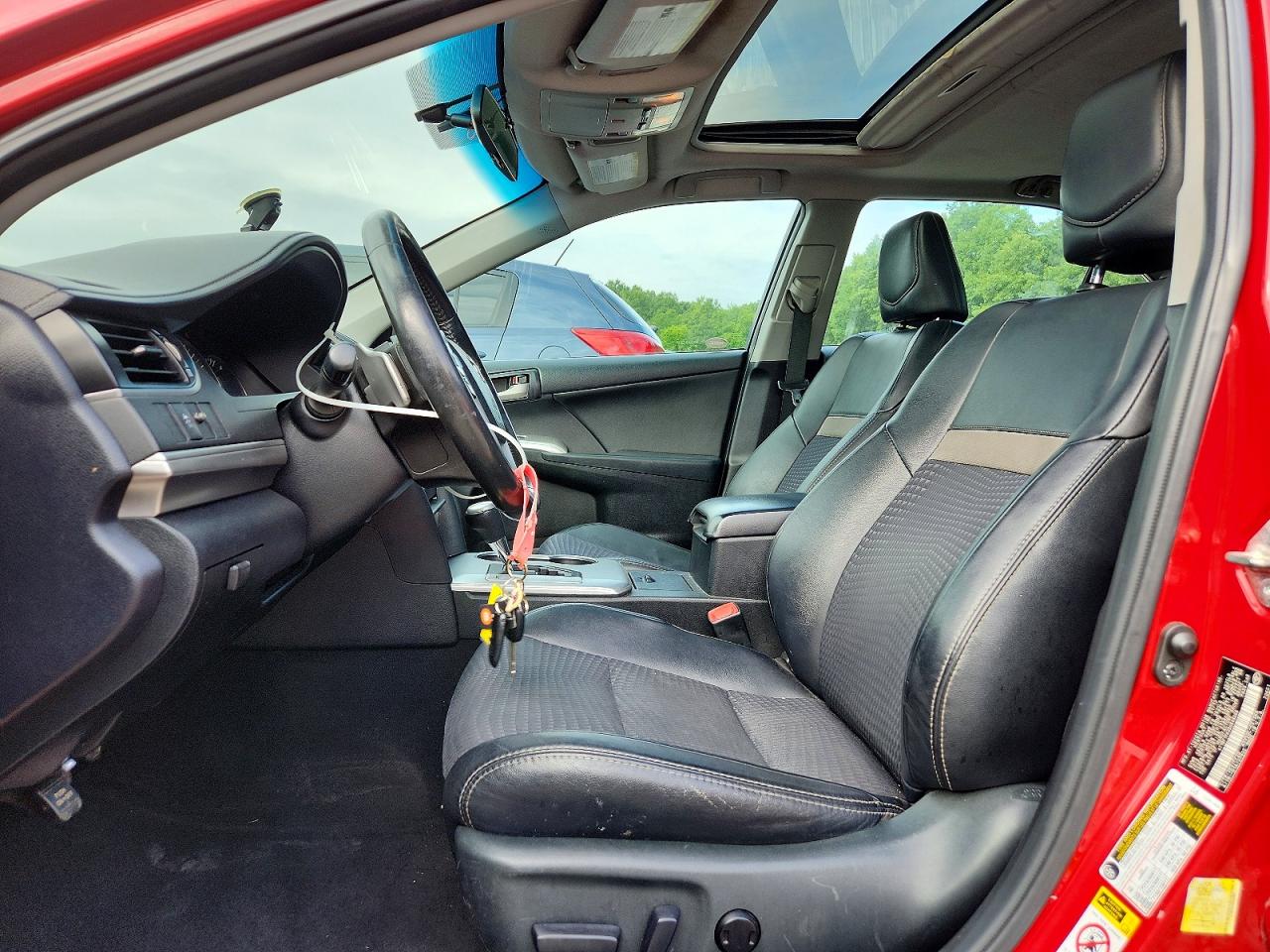 2013 Toyota Camry Se Red vin: 4T1BF1FK2DU648066