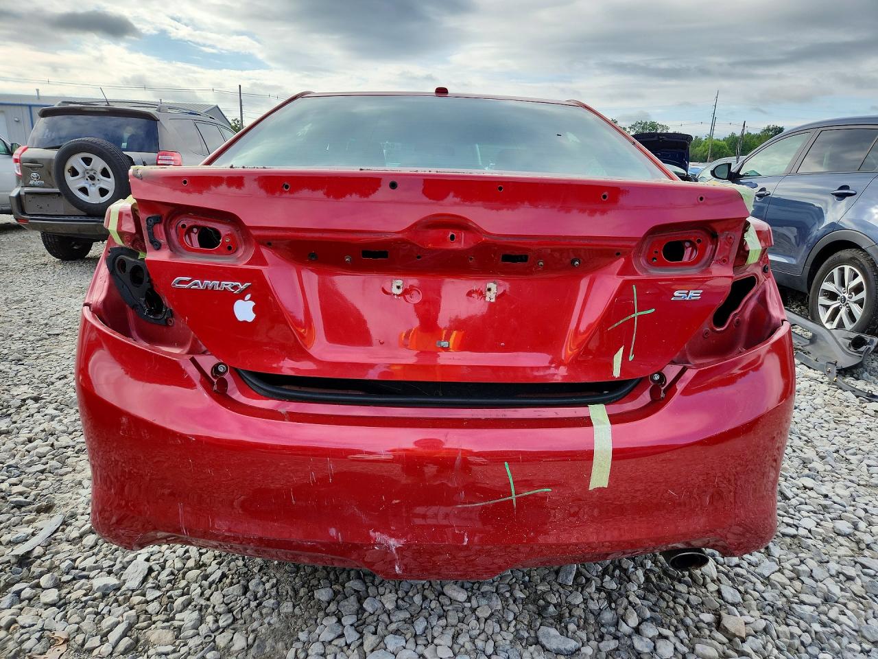 2013 Toyota Camry Se Red vin: 4T1BF1FK2DU648066