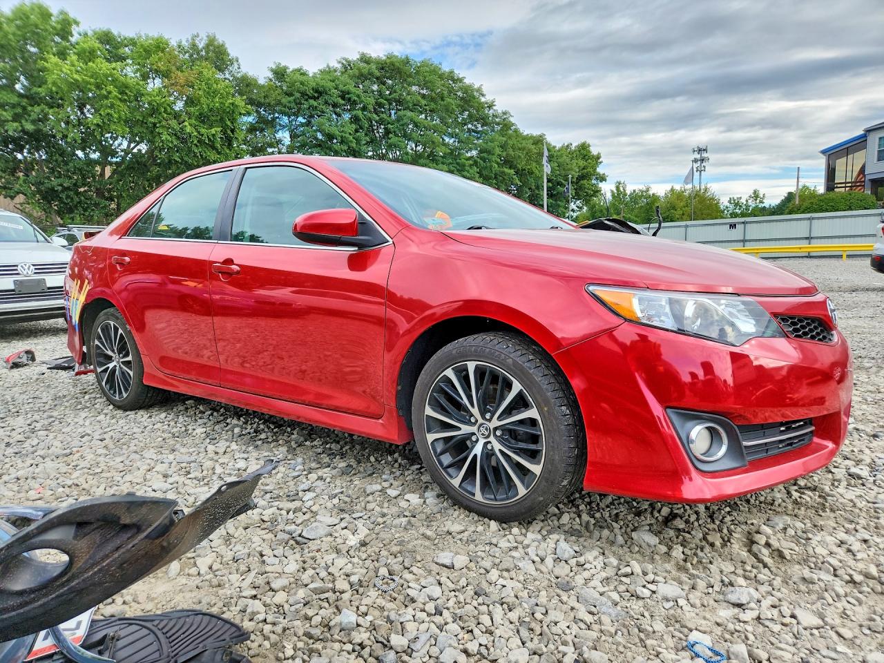 2013 Toyota Camry Se Red vin: 4T1BF1FK2DU648066