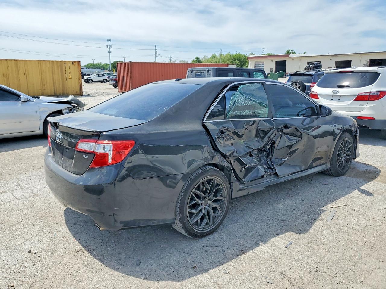 2013 Toyota Camry Se Black vin: 4T1BF1FK2DU648231