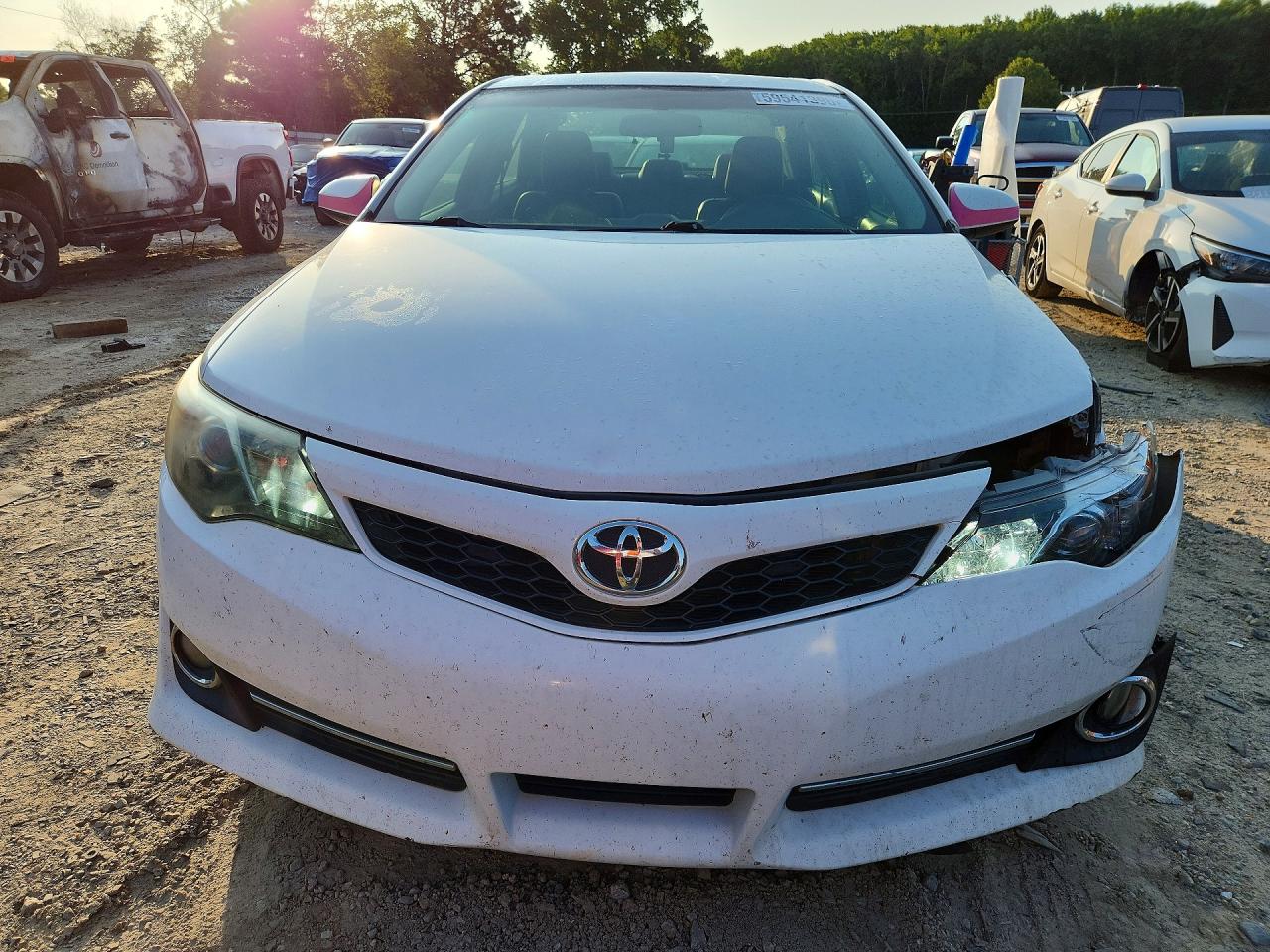 2013 Toyota Camry Se White vin: 4T1BF1FK2DU652392