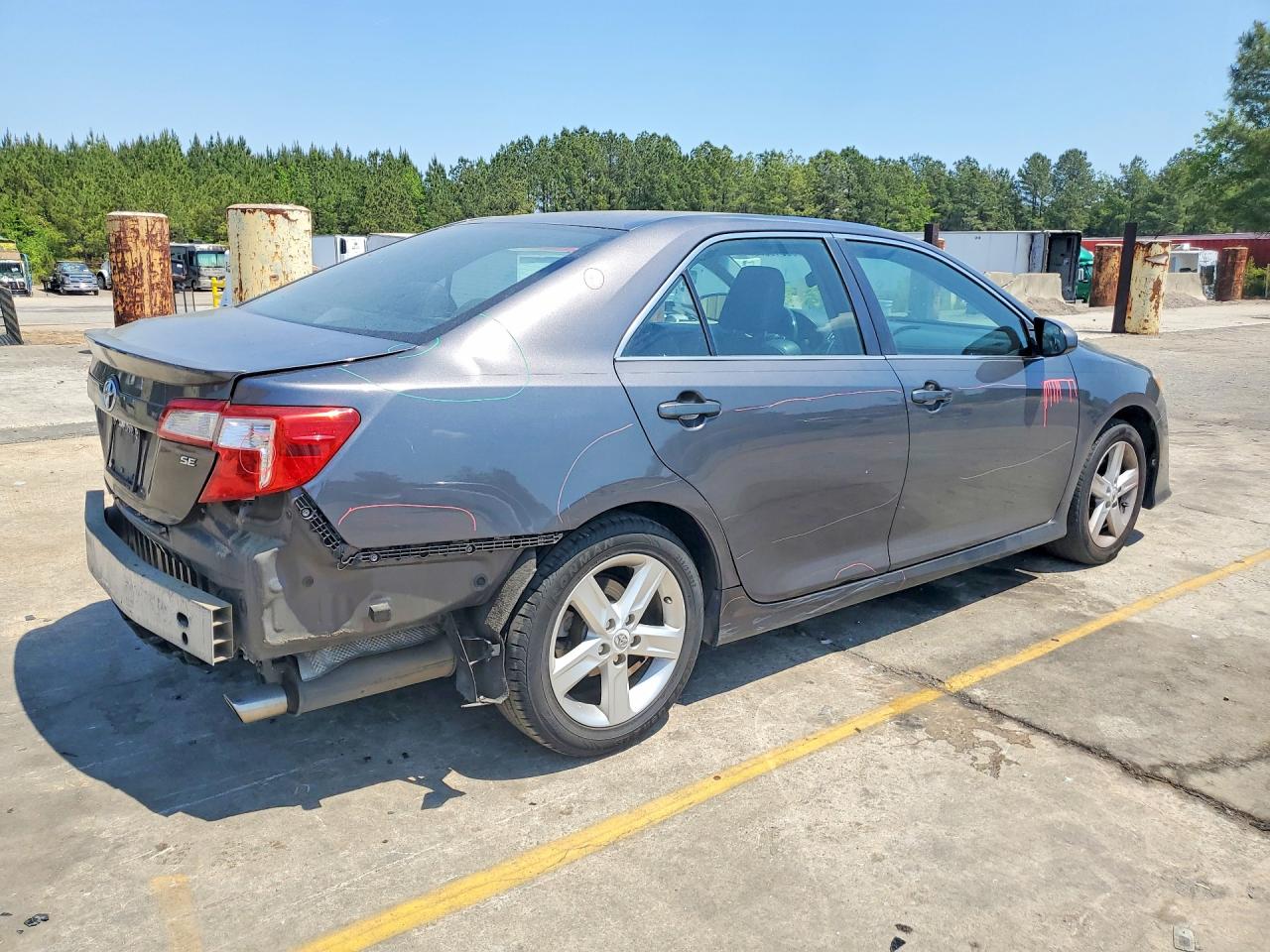 2013 Toyota Camry Se Charcoal vin: 4T1BF1FK2DU657009