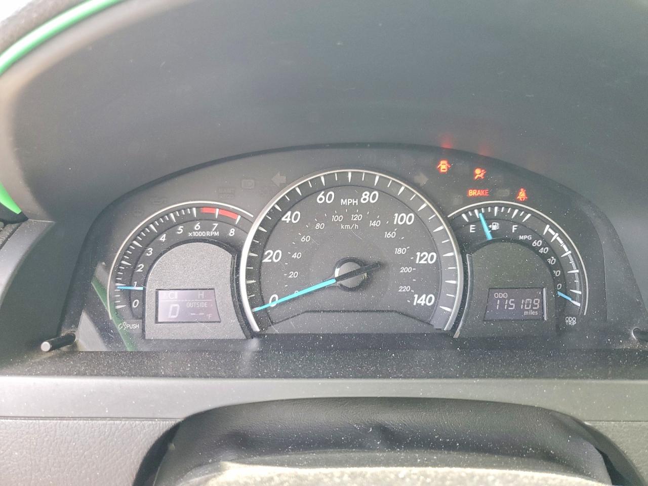 2013 Toyota Camry Le Зеленый vin: 4T1BF1FK2DU664512