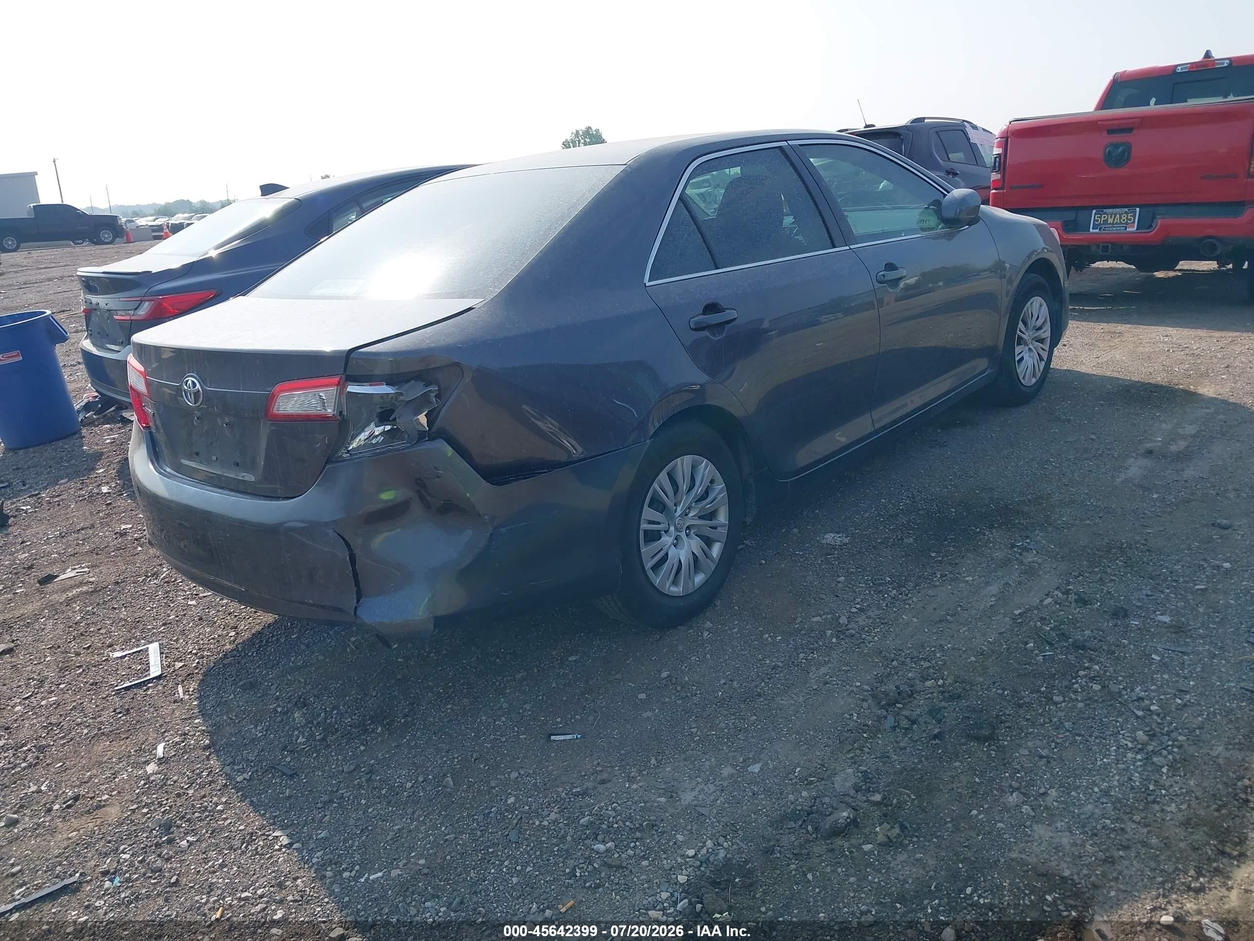 2013 Toyota Camry L Серый vin: 4T1BF1FK2DU673954