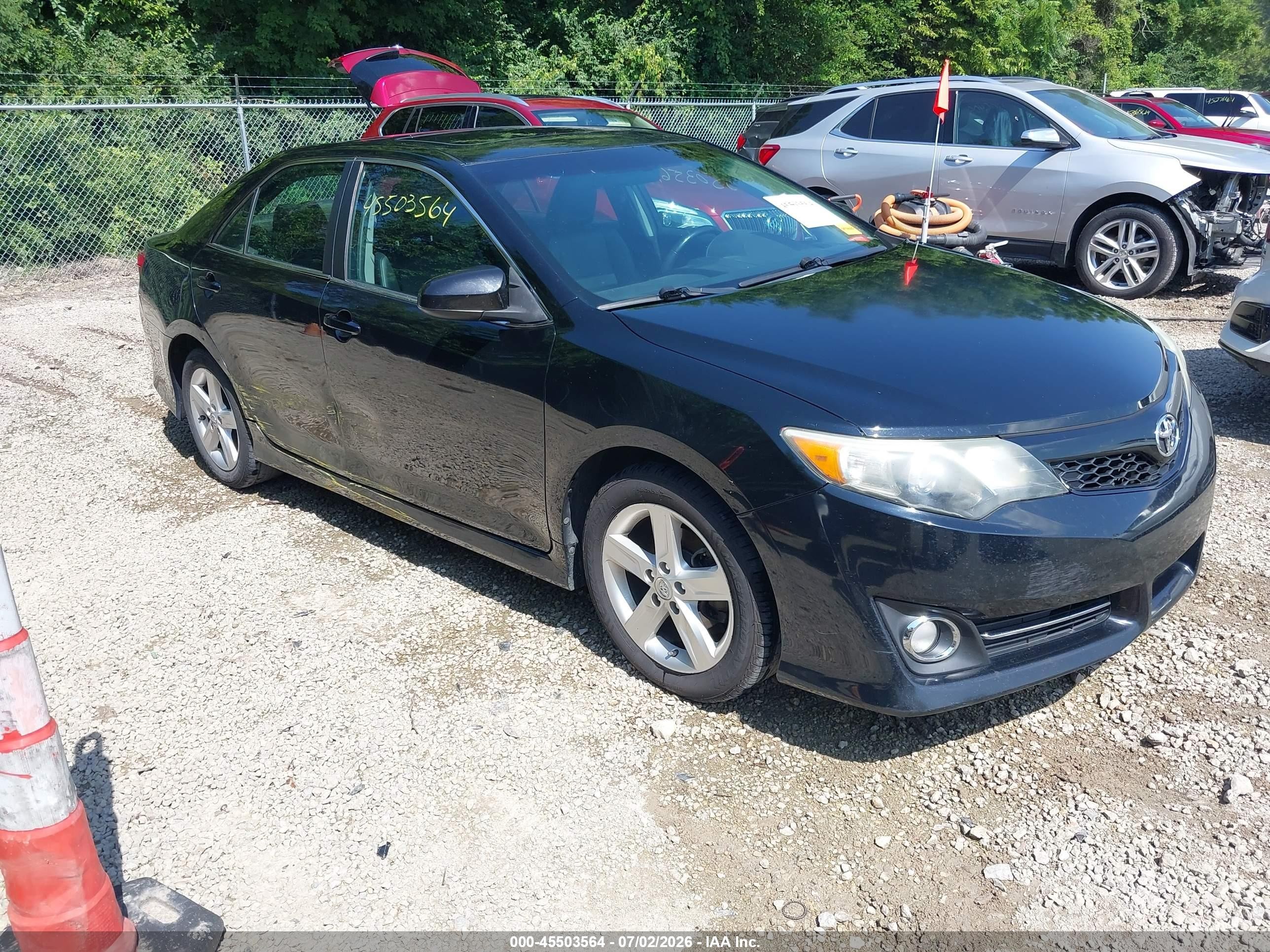 2013 Toyota Camry Se Black vin: 4T1BF1FK2DU685005