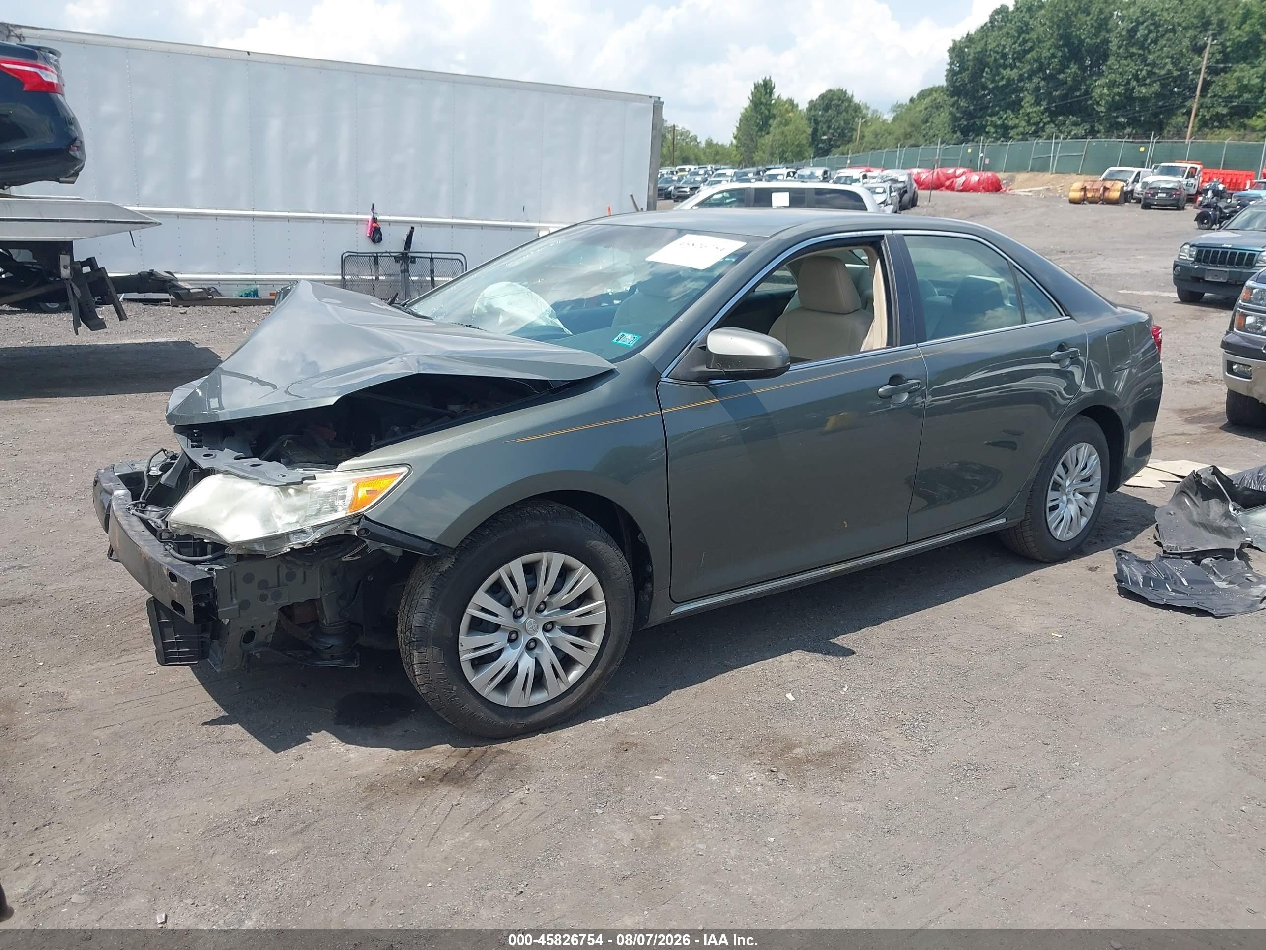 2013 Toyota Camry L/se/le/xle Green vin: 4T1BF1FK2DU685358