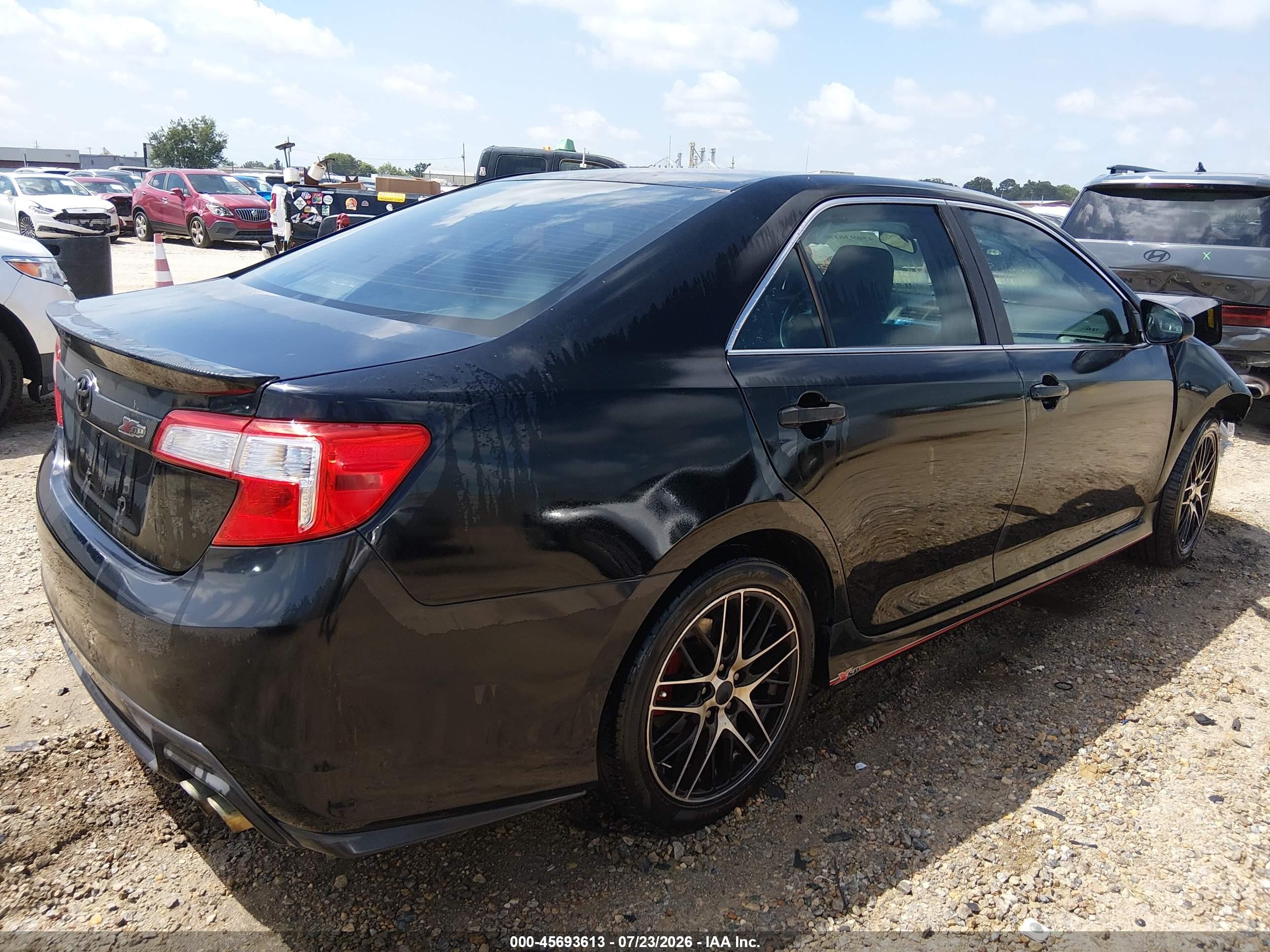 2013 Toyota Camry Se Black vin: 4T1BF1FK2DU689118