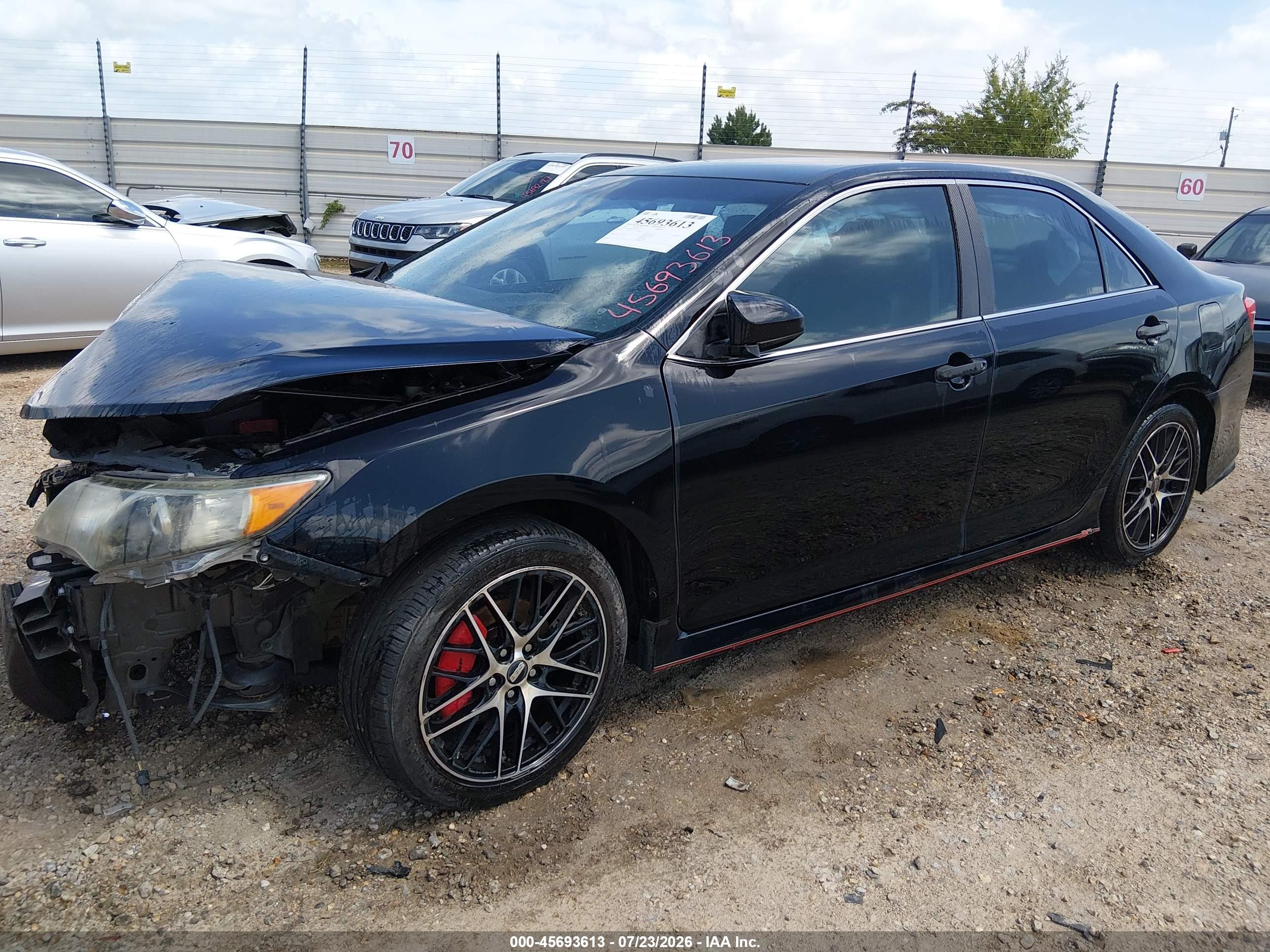 2013 Toyota Camry Se Black vin: 4T1BF1FK2DU689118