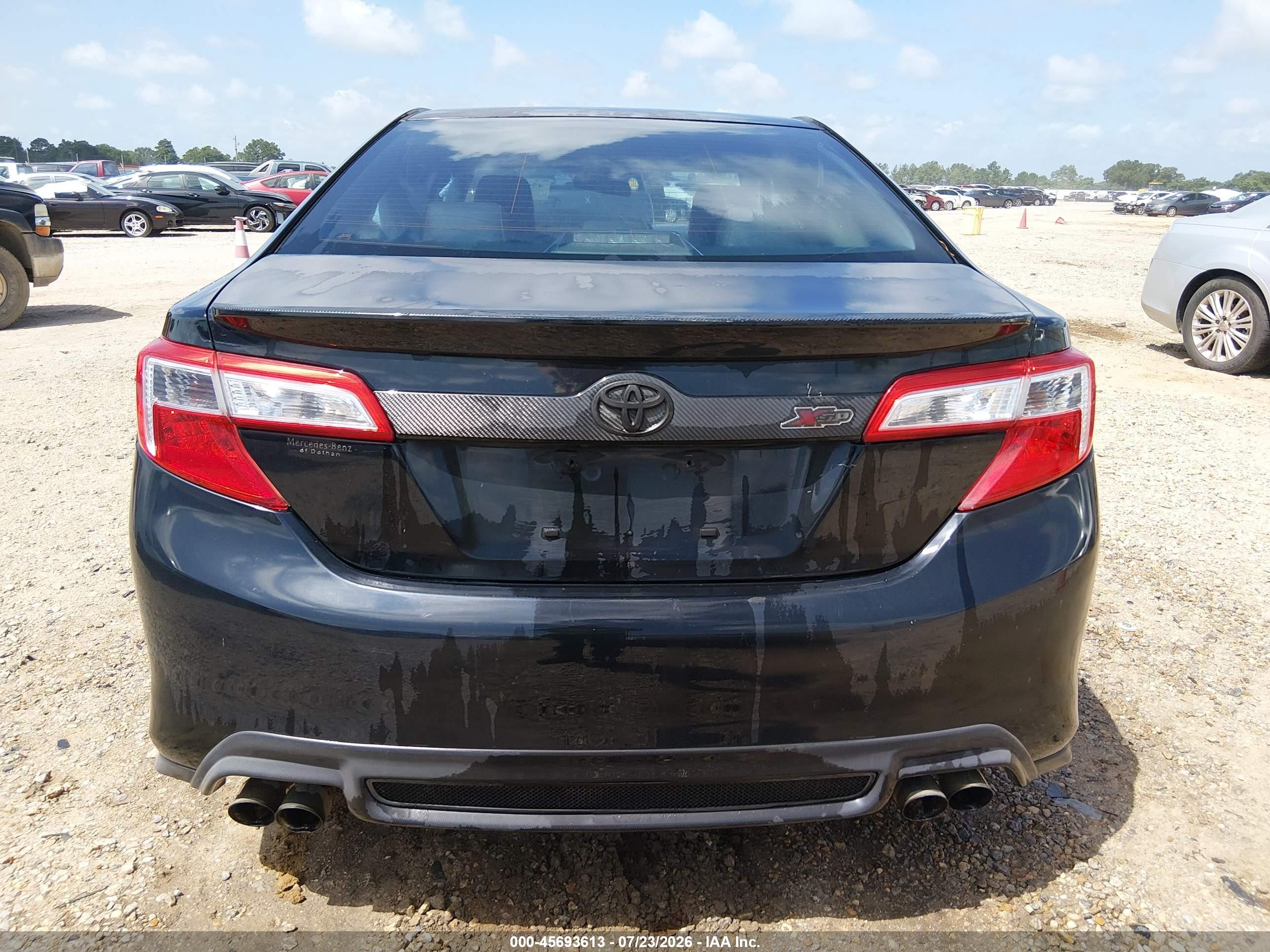 2013 Toyota Camry Se Black vin: 4T1BF1FK2DU689118