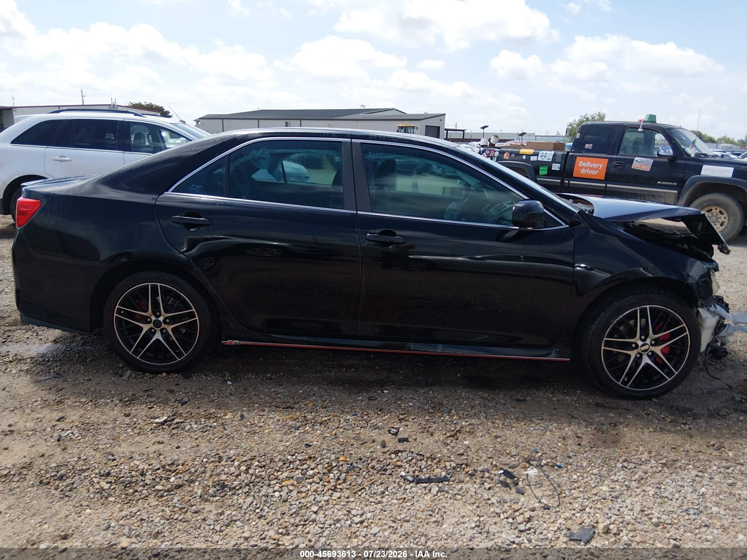 2013 Toyota Camry Se Black vin: 4T1BF1FK2DU689118