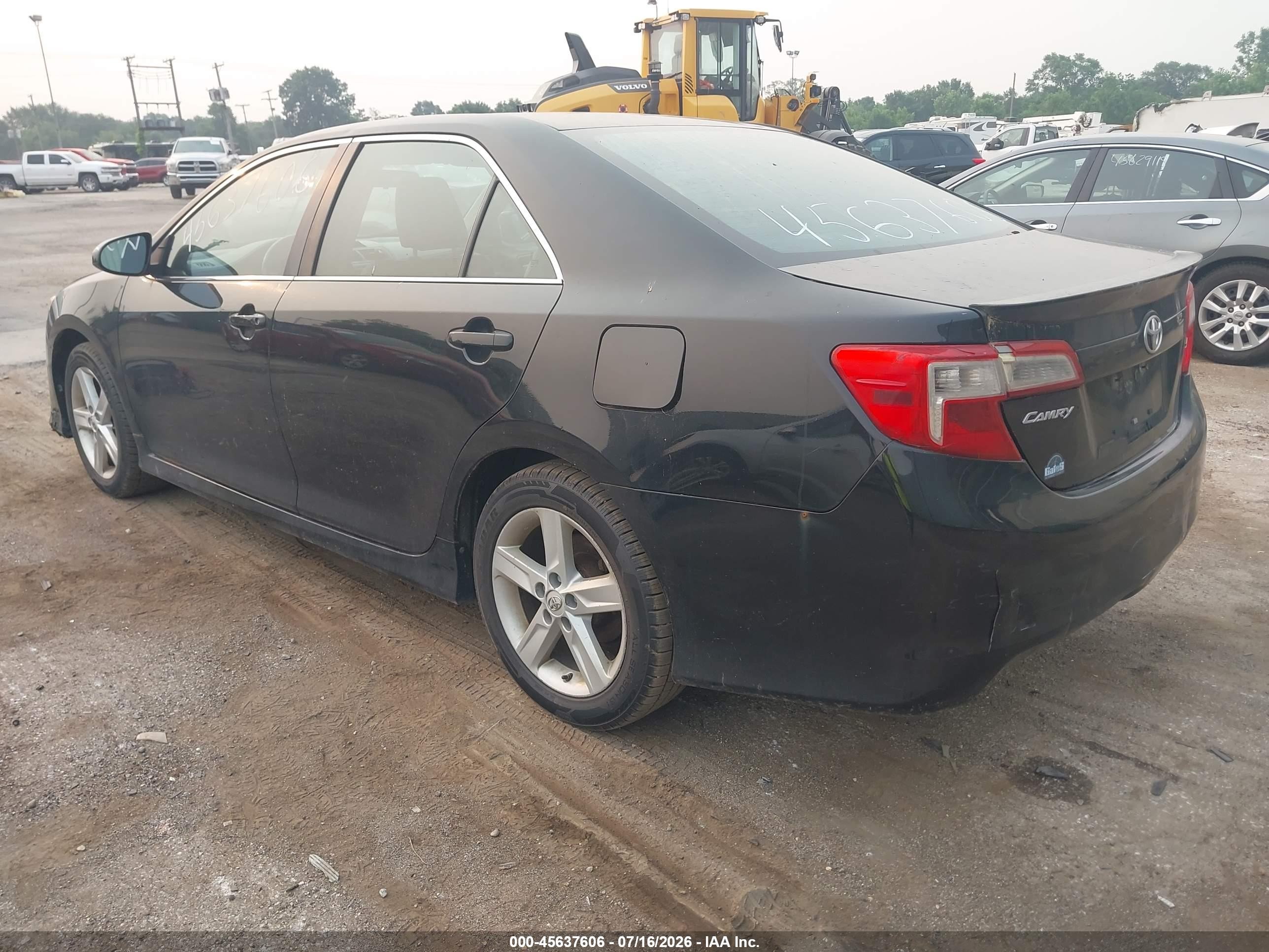 2013 Toyota Camry Se Black vin: 4T1BF1FK2DU692729