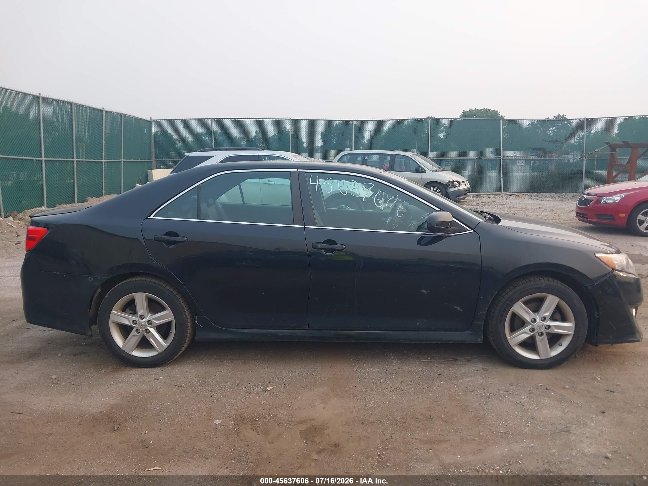 2013 Toyota Camry Se Black vin: 4T1BF1FK2DU692729