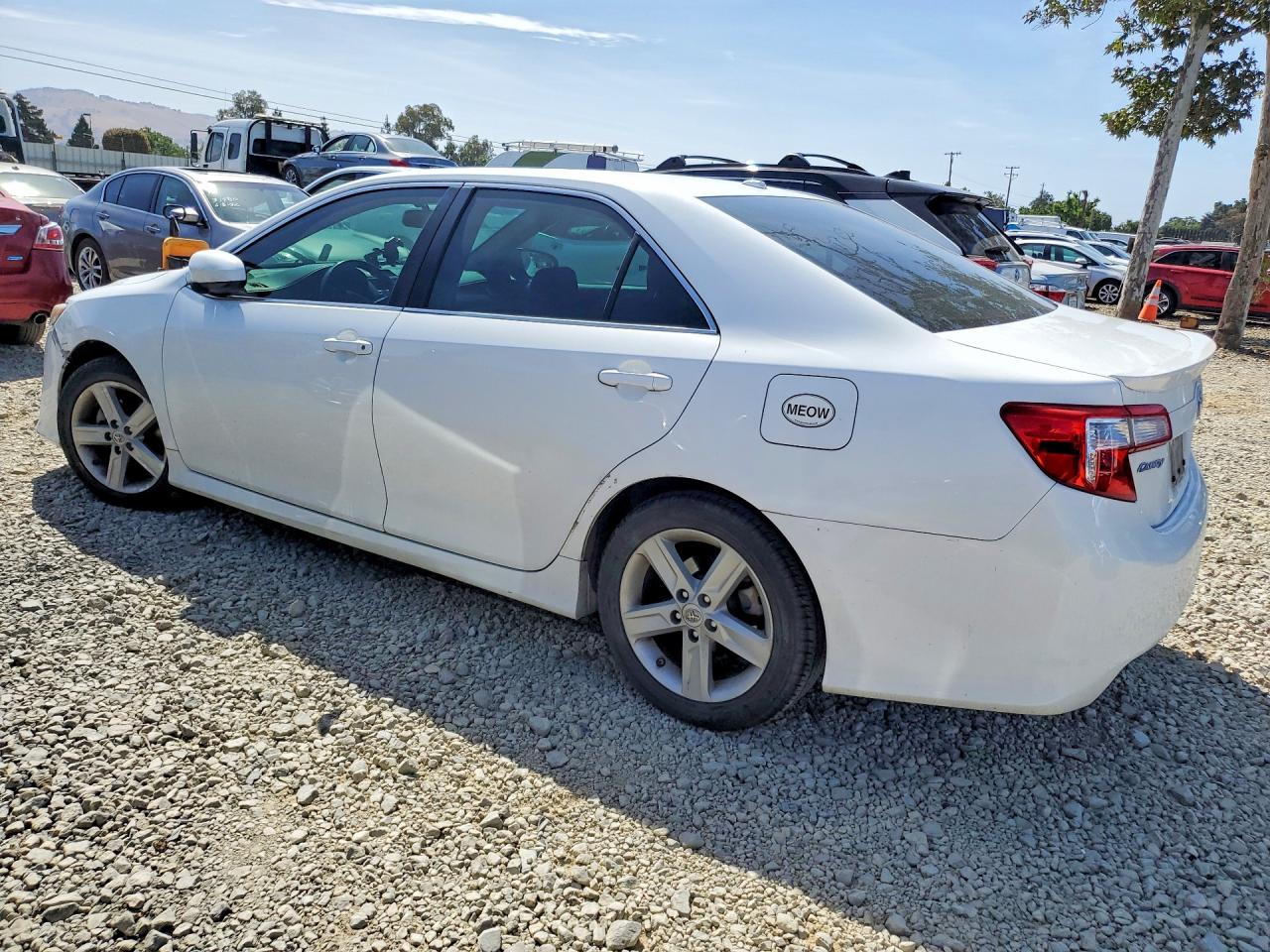 2013 Toyota Camry Se White vin: 4T1BF1FK2DU694402
