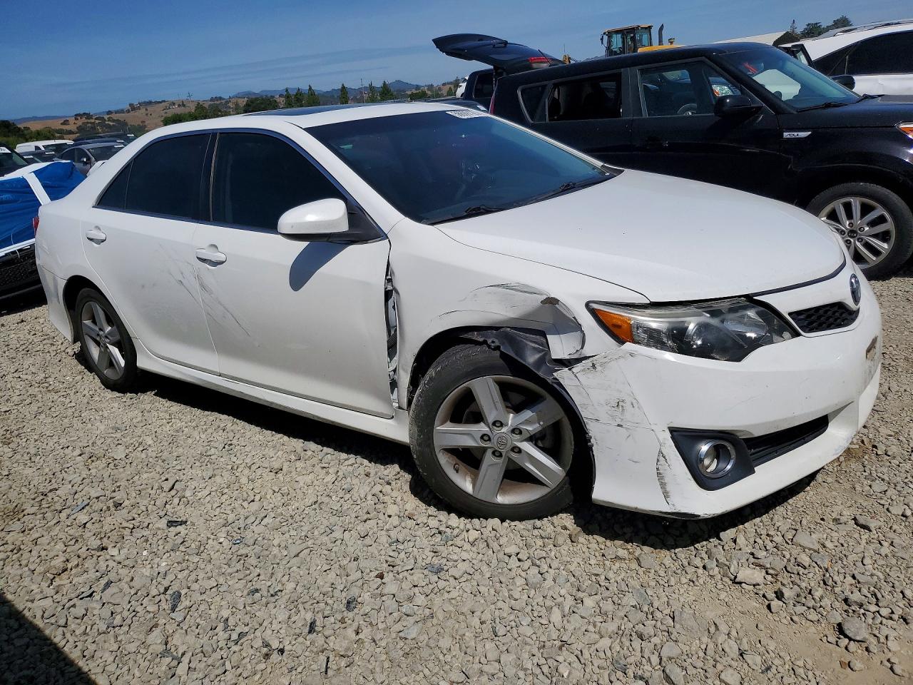 2013 Toyota Camry Se White vin: 4T1BF1FK2DU694402