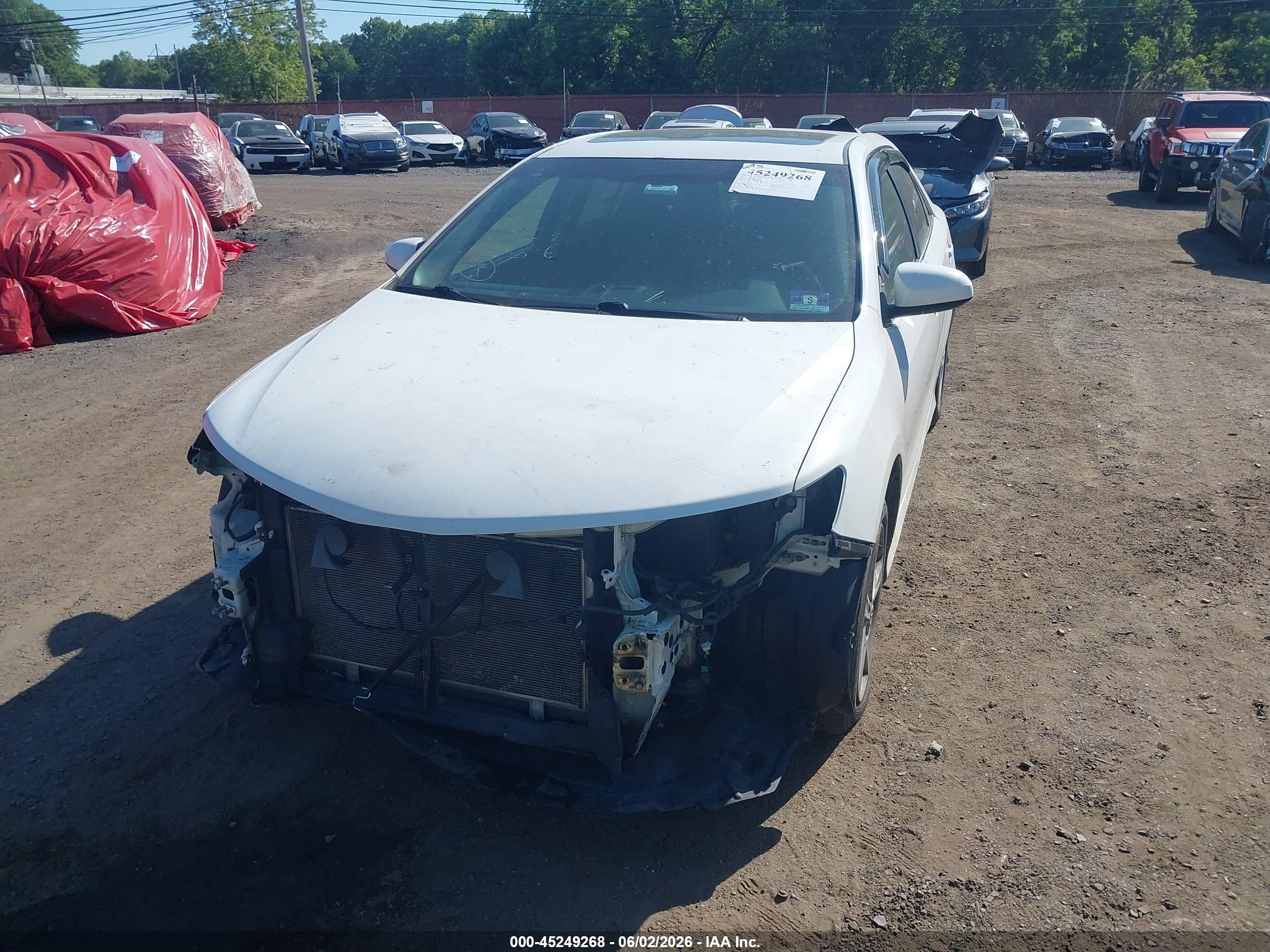 2013 Toyota Camry Se White vin: 4T1BF1FK2DU699650
