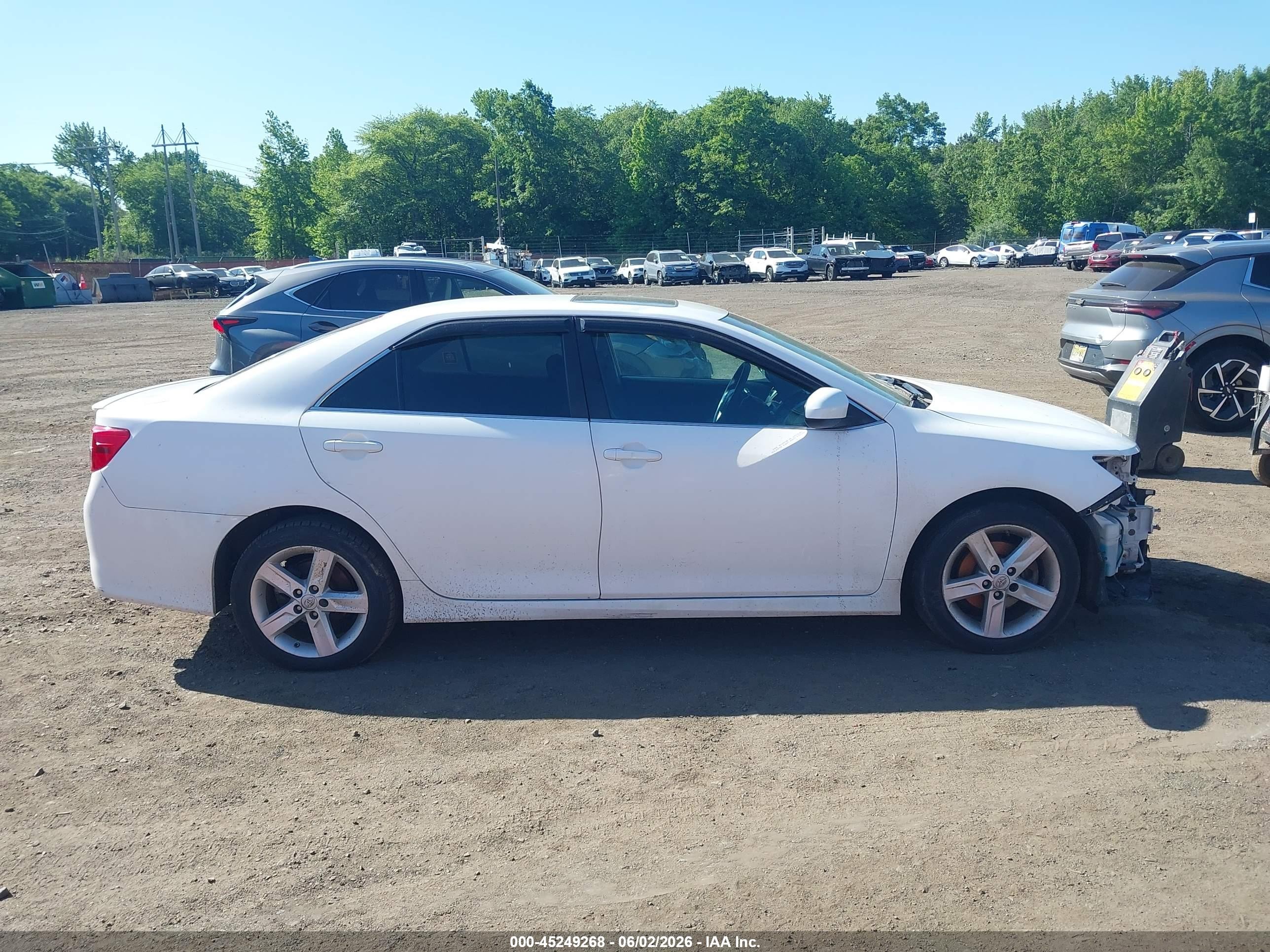 2013 Toyota Camry Se White vin: 4T1BF1FK2DU699650