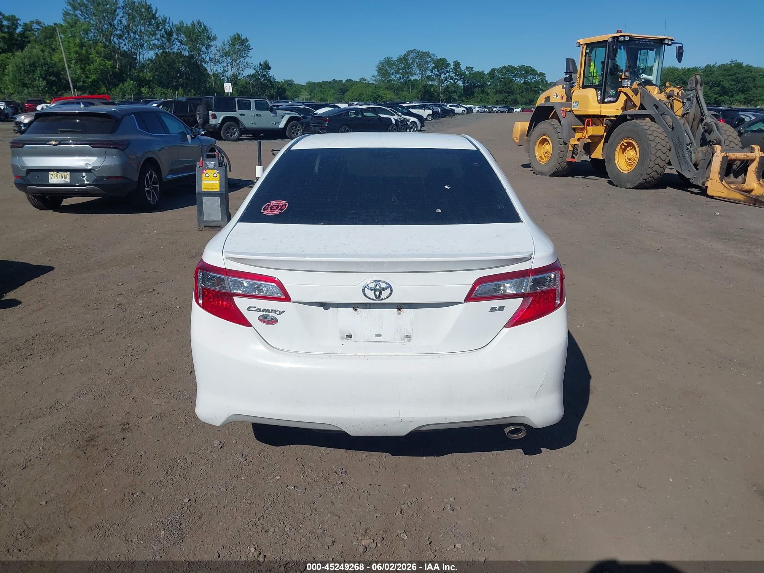 2013 Toyota Camry Se White vin: 4T1BF1FK2DU699650