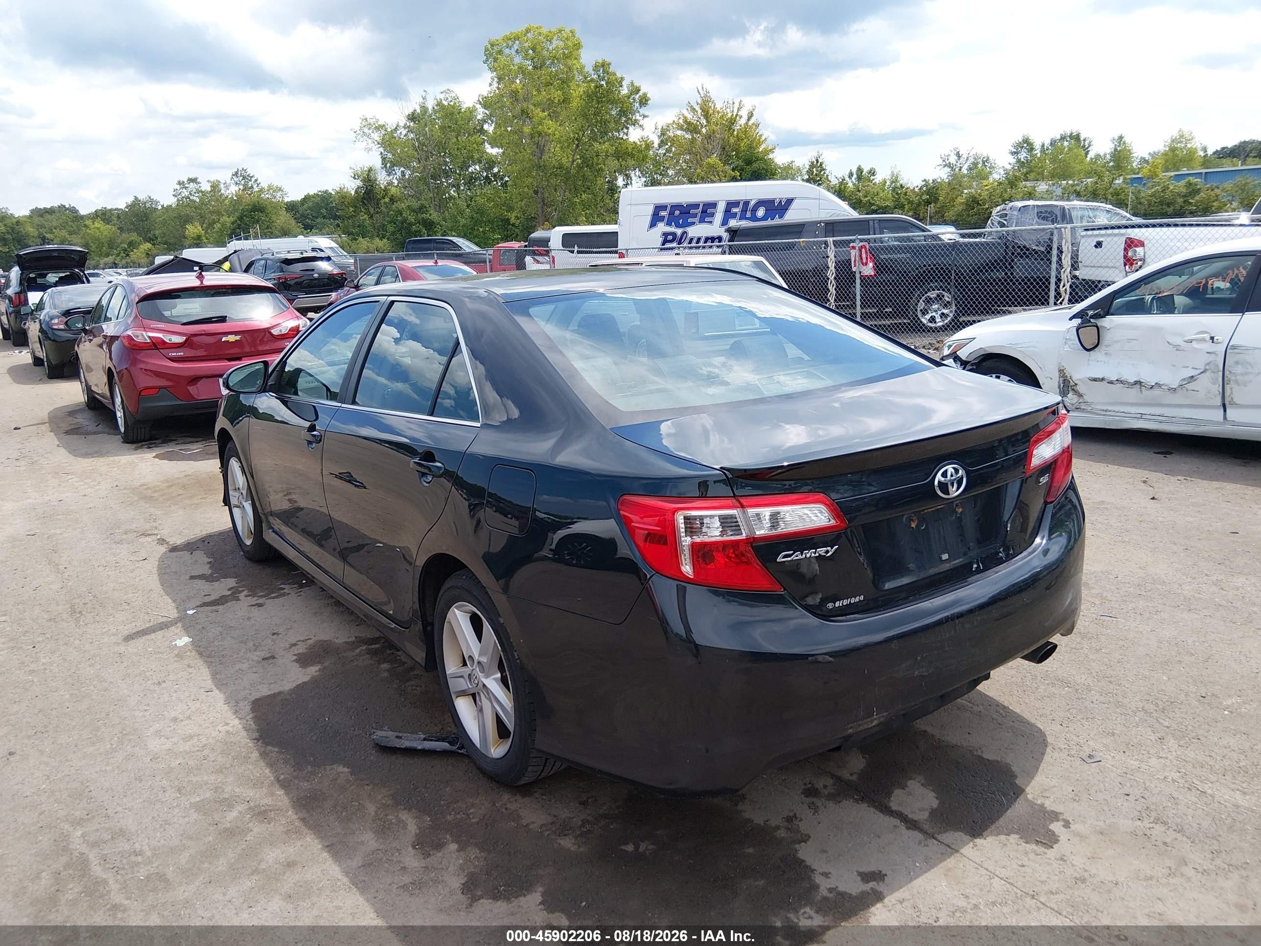 2013 Toyota Camry Se Синий vin: 4T1BF1FK2DU703793