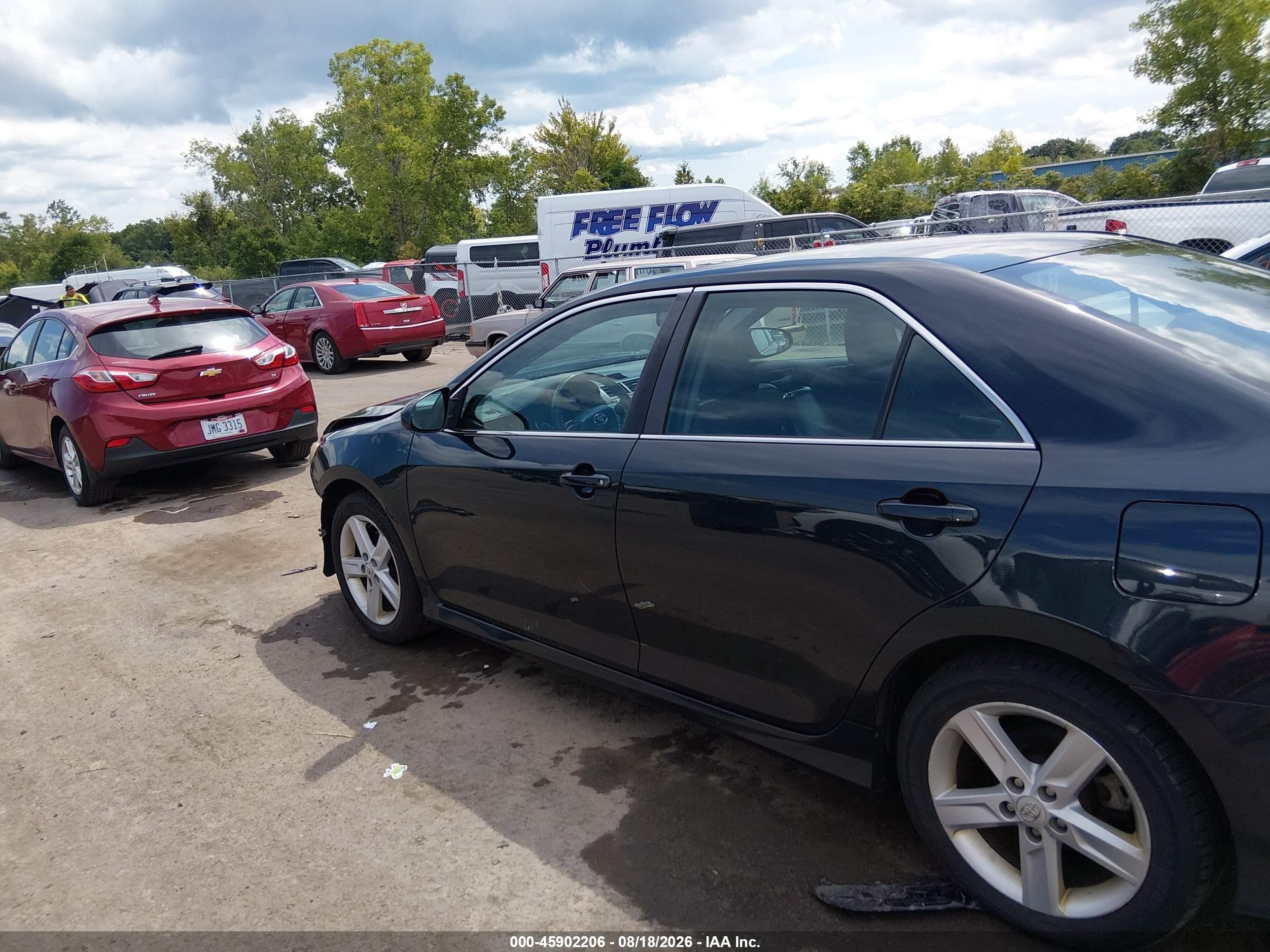 2013 Toyota Camry Se Синий vin: 4T1BF1FK2DU703793