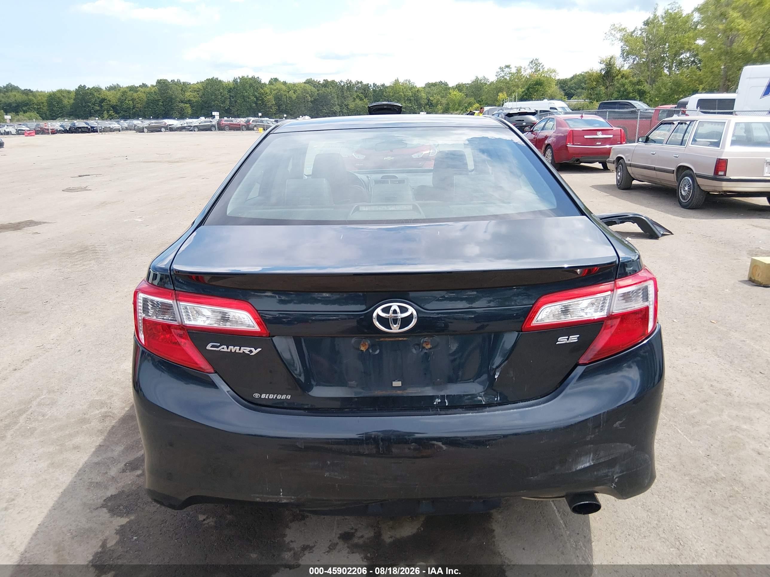 2013 Toyota Camry Se Синий vin: 4T1BF1FK2DU703793