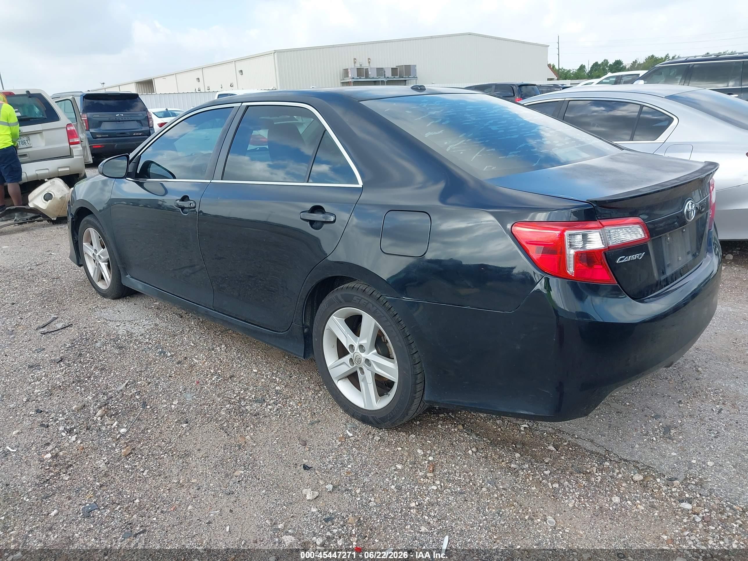 2013 Toyota Camry Se Black vin: 4T1BF1FK2DU704927