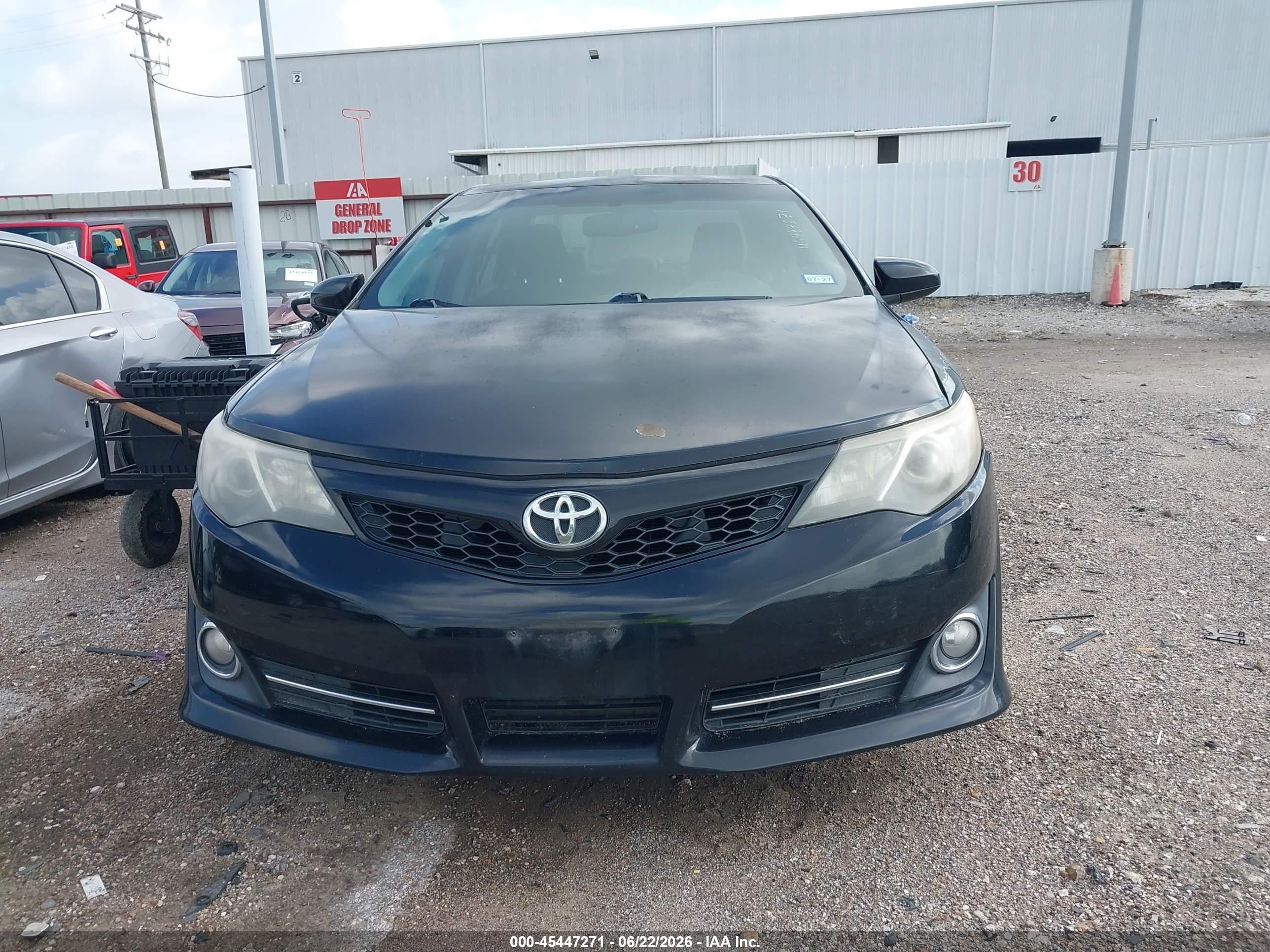 2013 Toyota Camry Se Black vin: 4T1BF1FK2DU704927