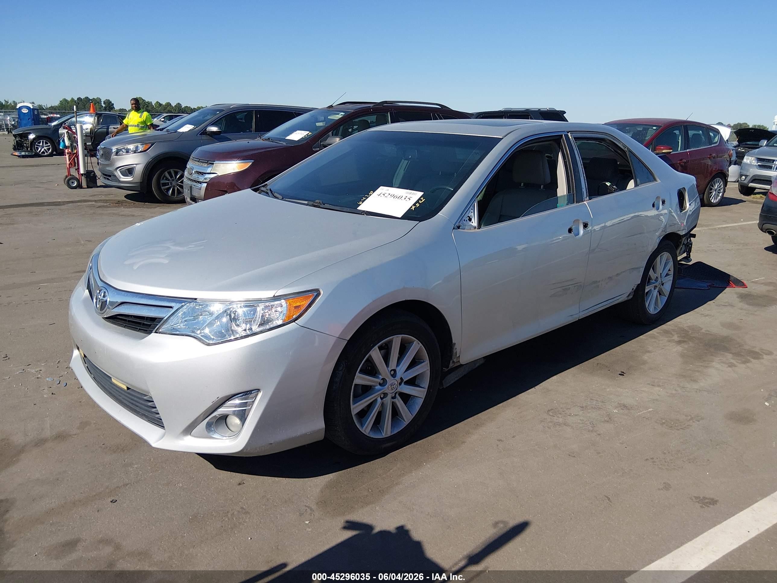 2013 Toyota Camry Xle Silver vin: 4T1BF1FK2DU707892