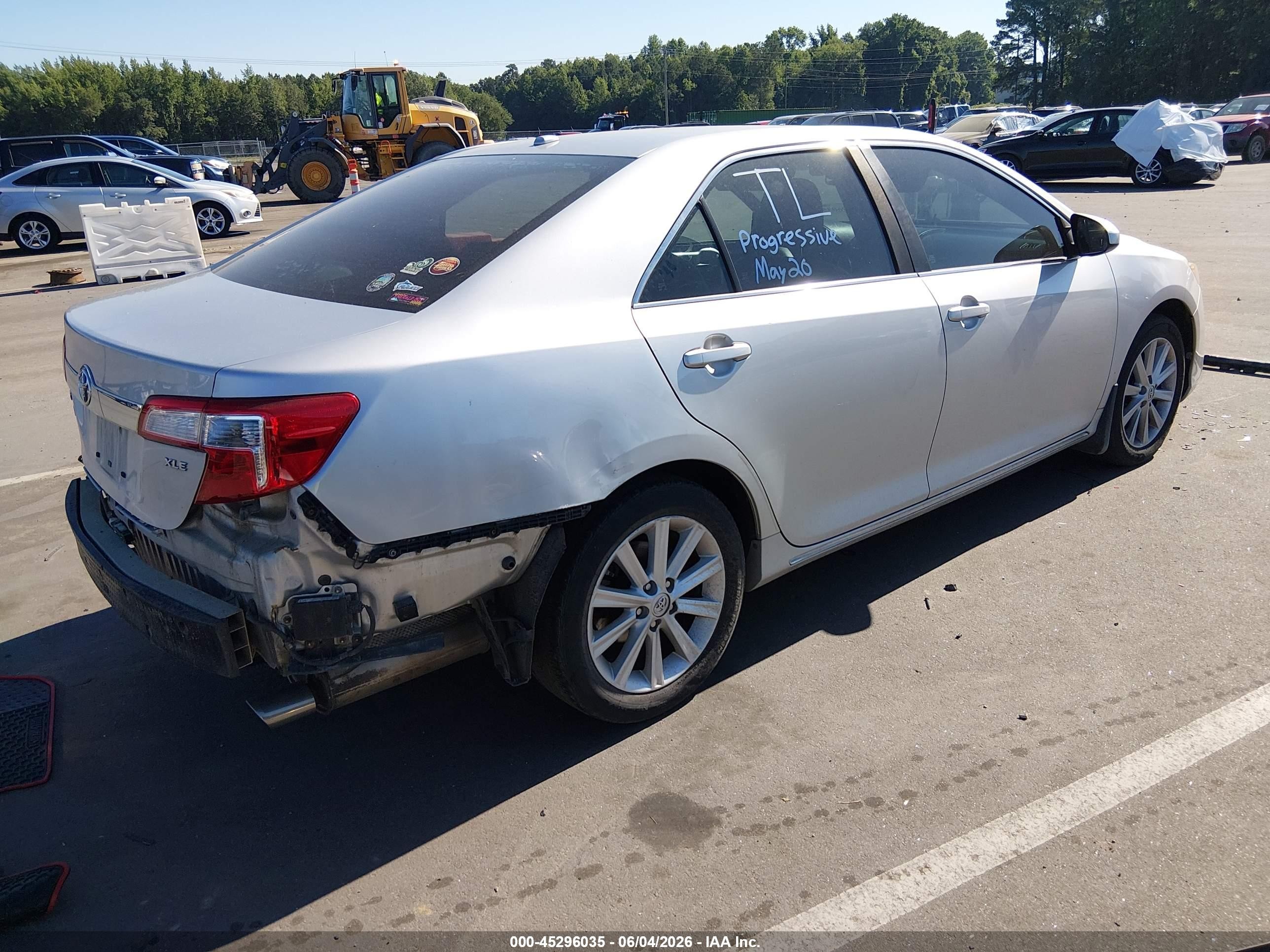 2013 Toyota Camry Xle Silver vin: 4T1BF1FK2DU707892