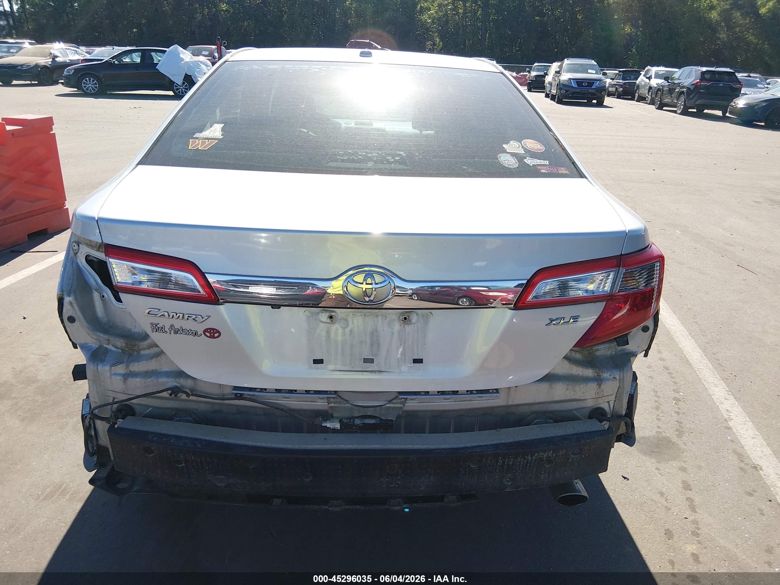 2013 Toyota Camry Xle Silver vin: 4T1BF1FK2DU707892