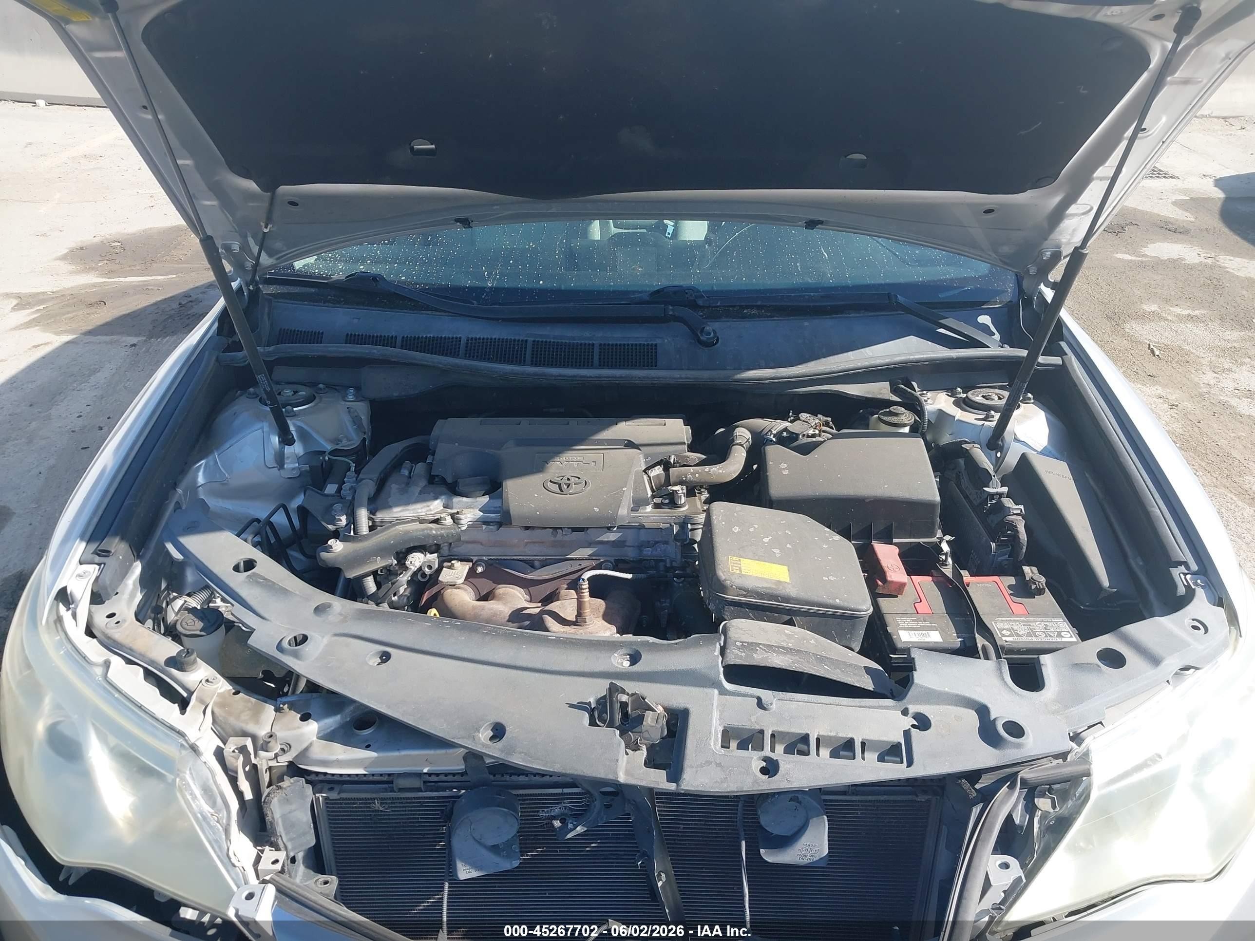 2013 Toyota Camry Le Серебряный vin: 4T1BF1FK2DU708928