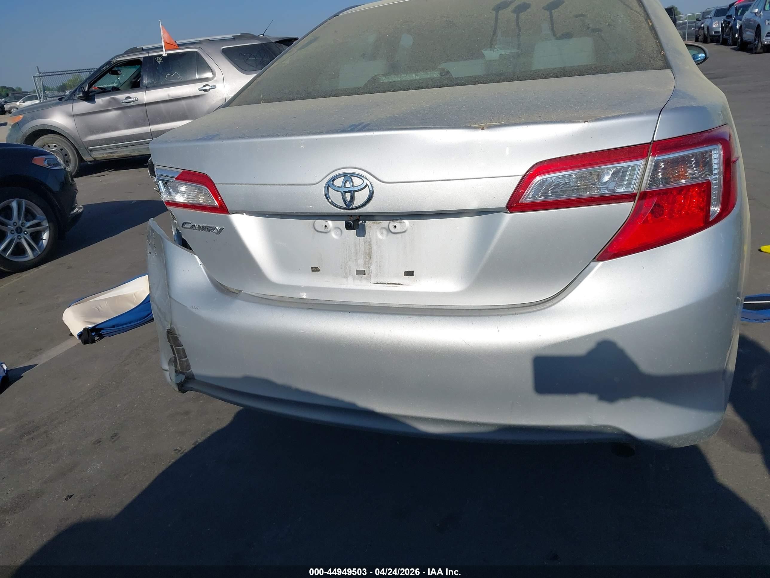 2013 Toyota Camry L Gray vin: 4T1BF1FK2DU718617