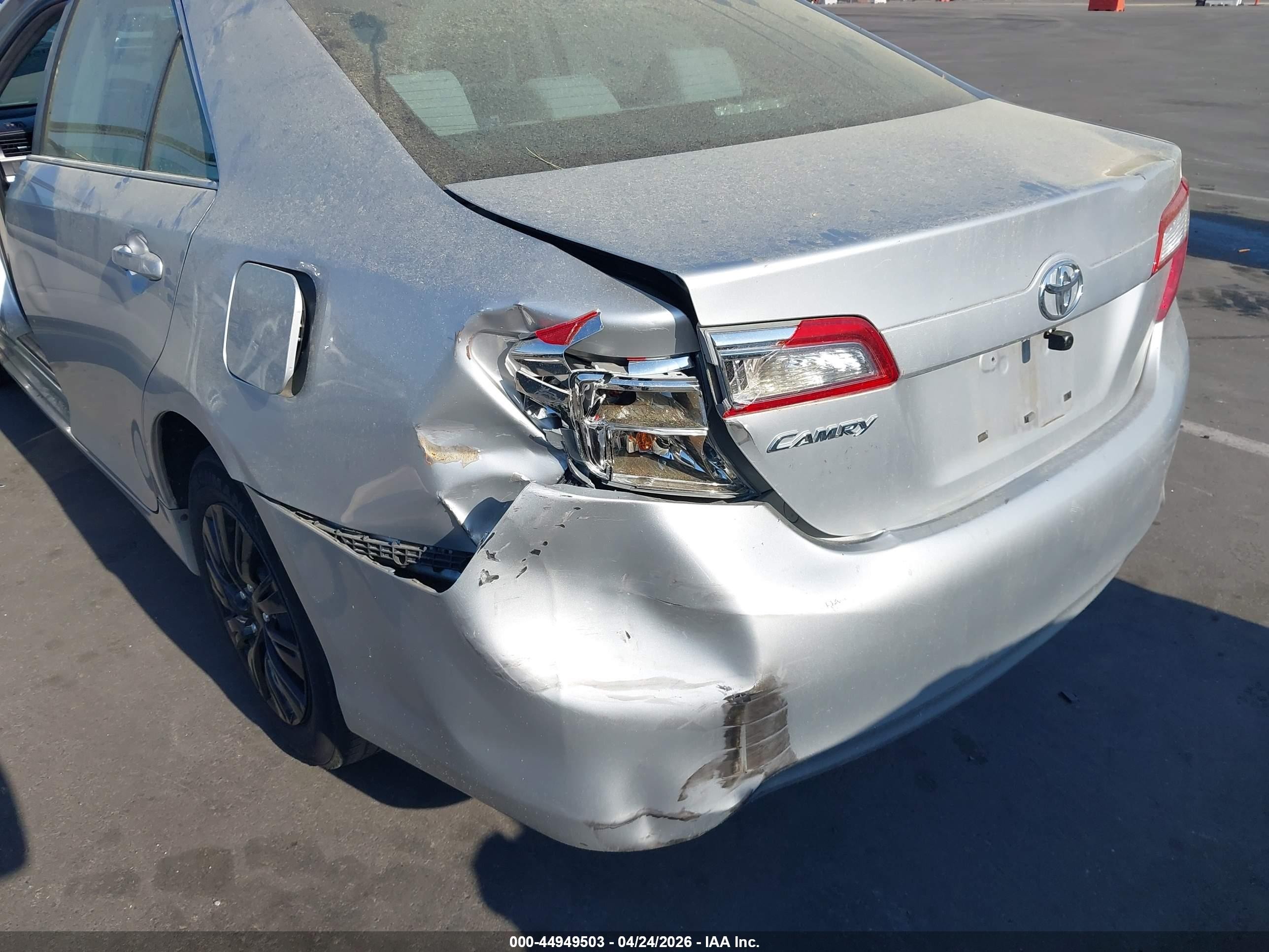 2013 Toyota Camry L Gray vin: 4T1BF1FK2DU718617