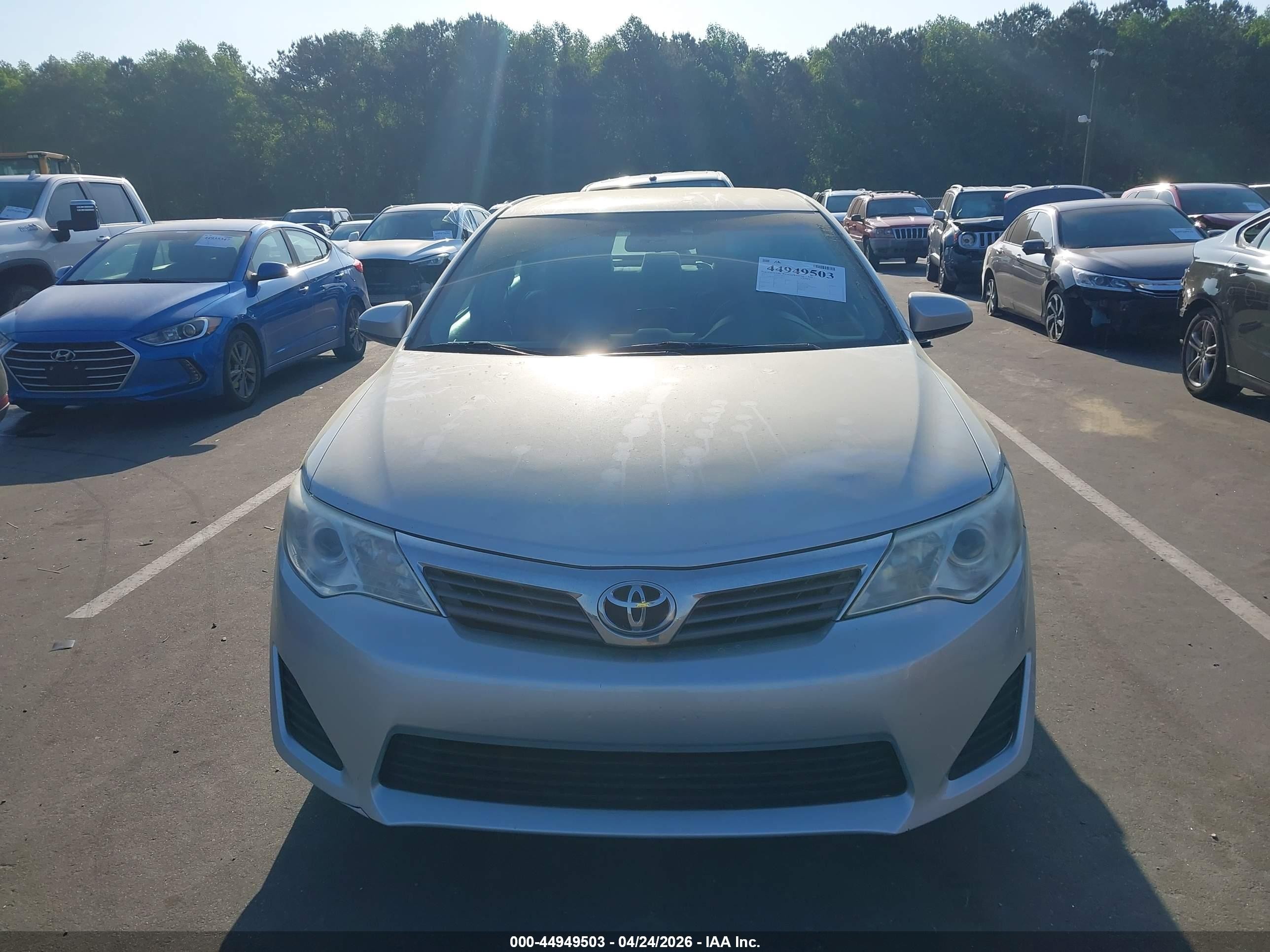 2013 Toyota Camry L Gray vin: 4T1BF1FK2DU718617