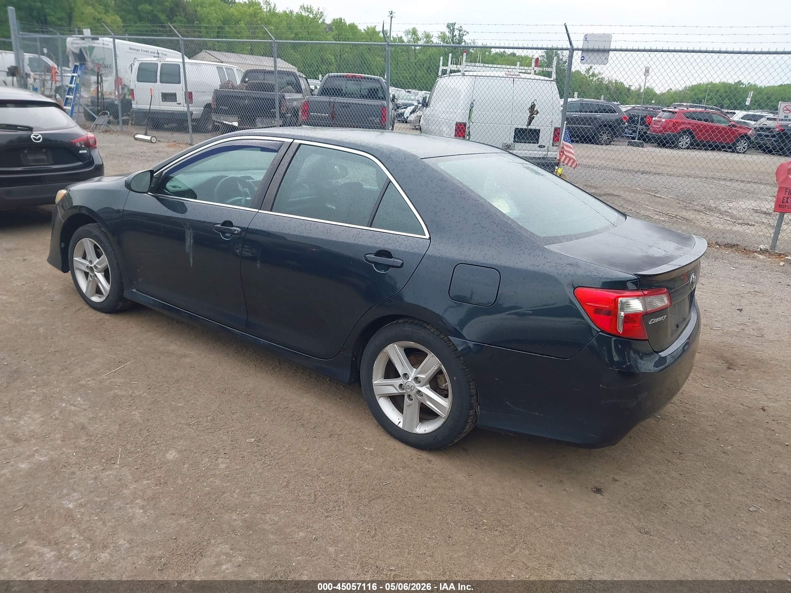 2013 Toyota Camry Se Black vin: 4T1BF1FK2DU721209