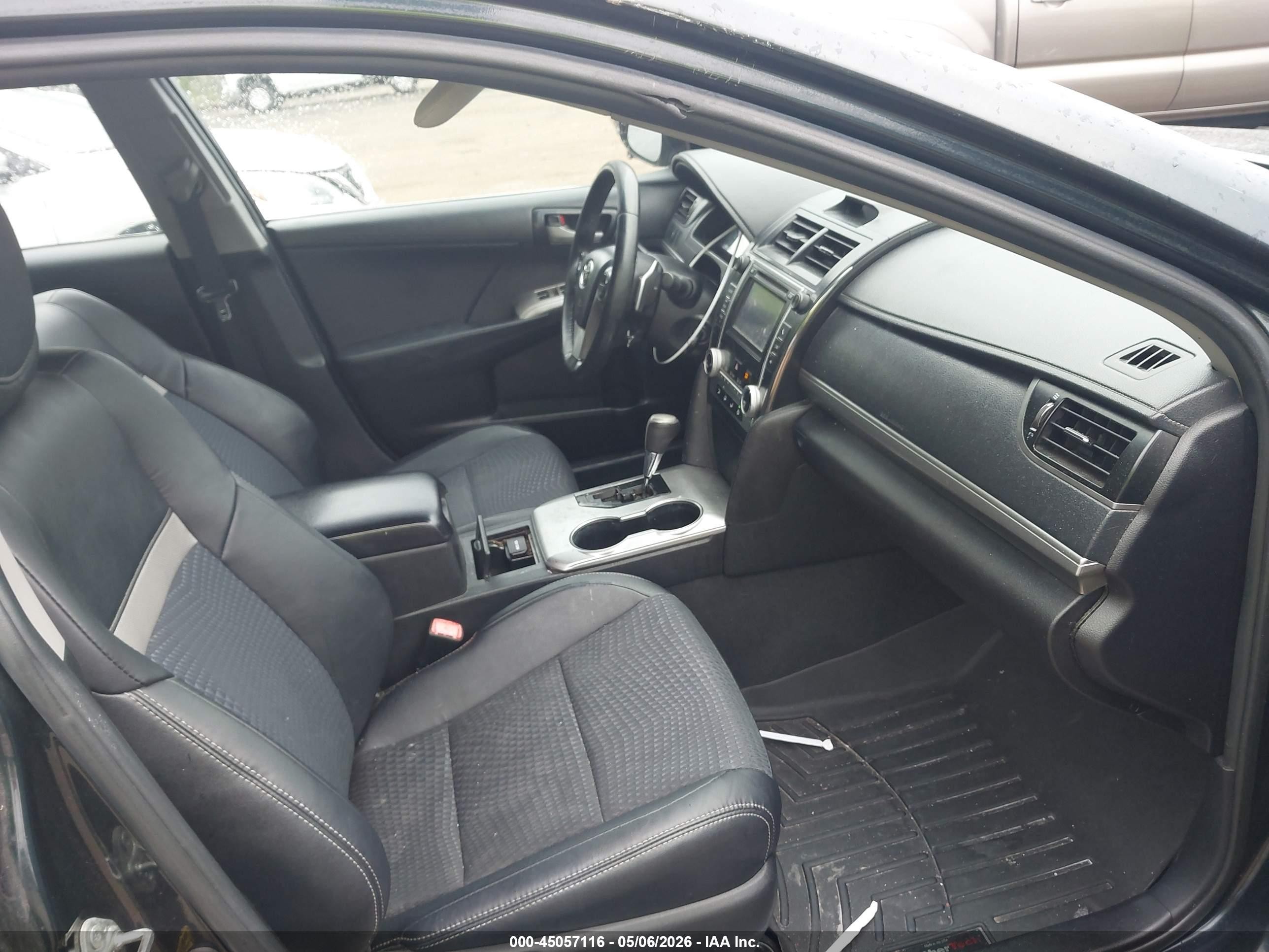 2013 Toyota Camry Se Black vin: 4T1BF1FK2DU721209